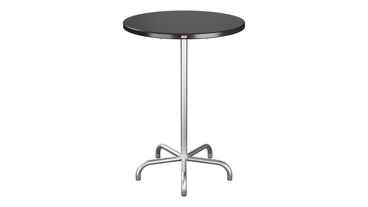 Säntis Metall-Stehtisch Outdoor ø80 / 110 klappbar in Schwarz präsentiert im Onlineshop von KAQTU Design AG. Hochtisch Outdoor ist von Schaffner