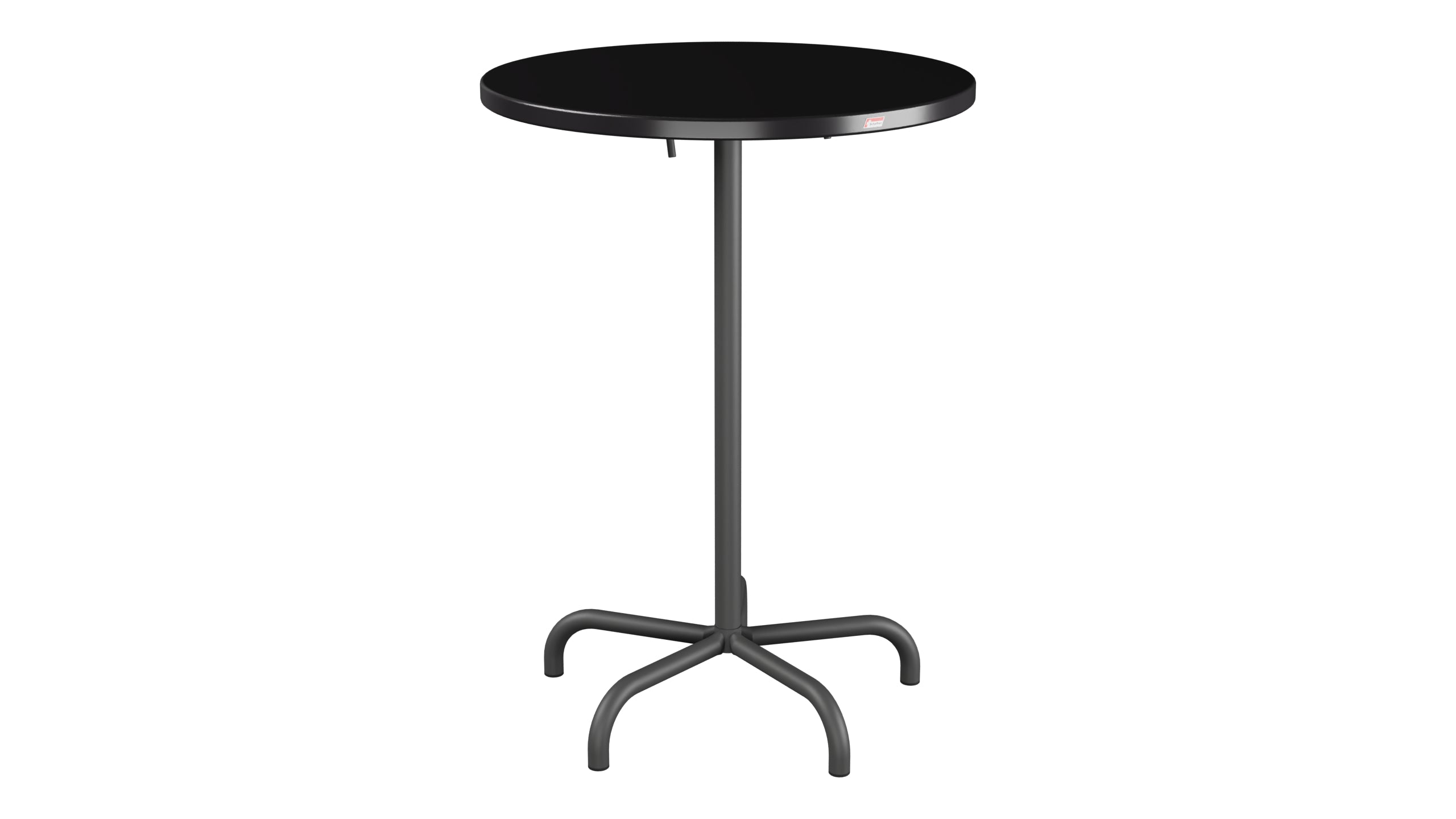 Säntis metal bar table outdoor ø80/110 foldable