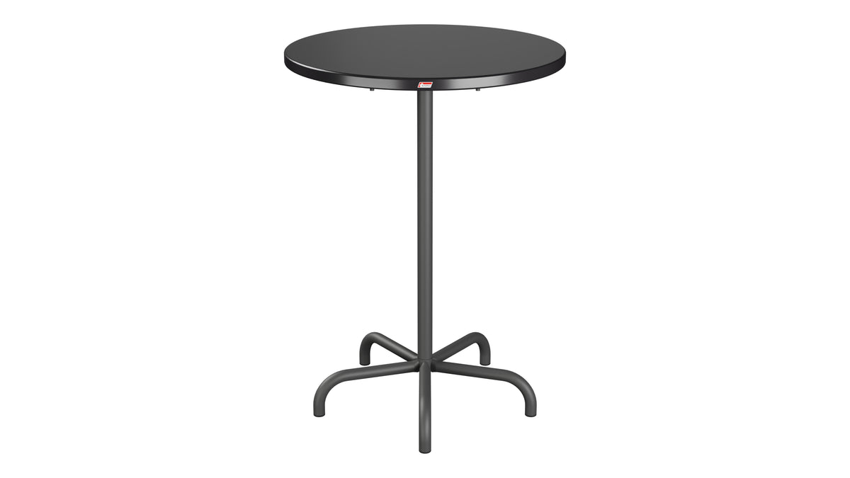 Säntis Metall-Stehtisch Outdoor ø80 / 110 klappbar in Schwarz präsentiert im Onlineshop von KAQTU Design AG. Hochtisch Outdoor ist von Schaffner