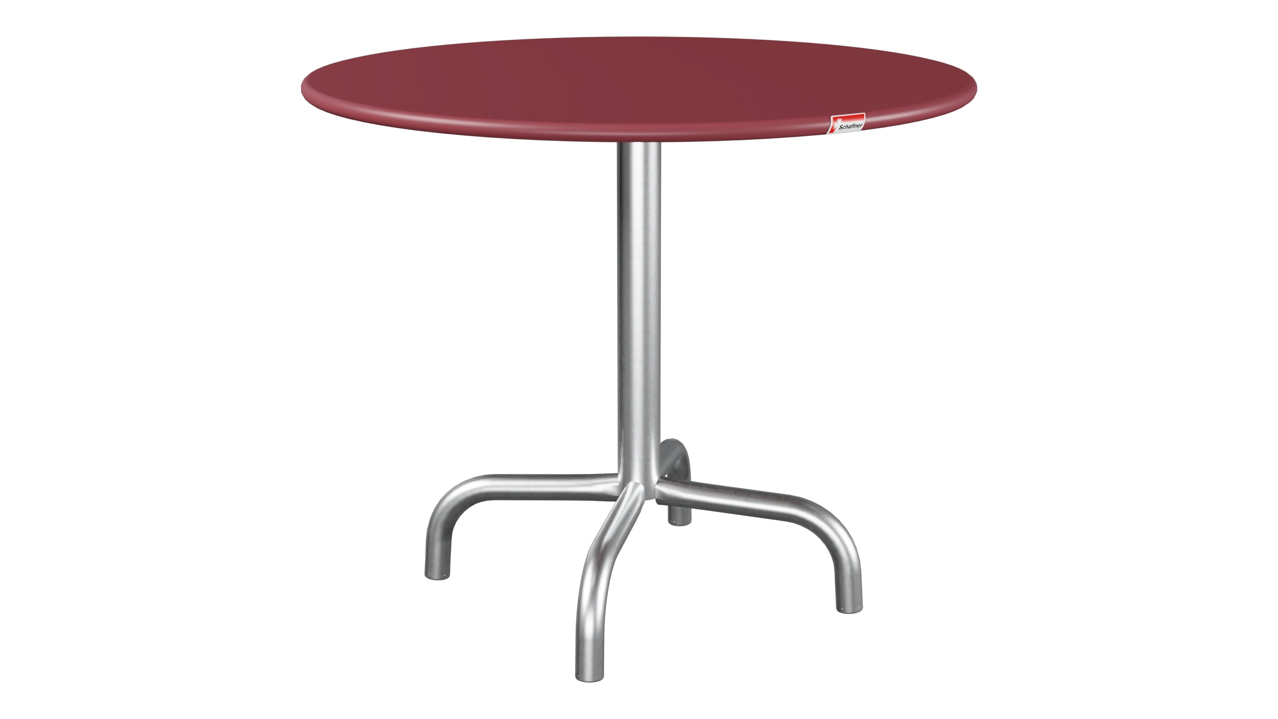 Rigi Metall-Beistelltisch Outdoor ø60 / 50 in Bordeaux präsentiert im Onlineshop von KAQTU Design AG. Beistelltisch Outdoor ist von Schaffner