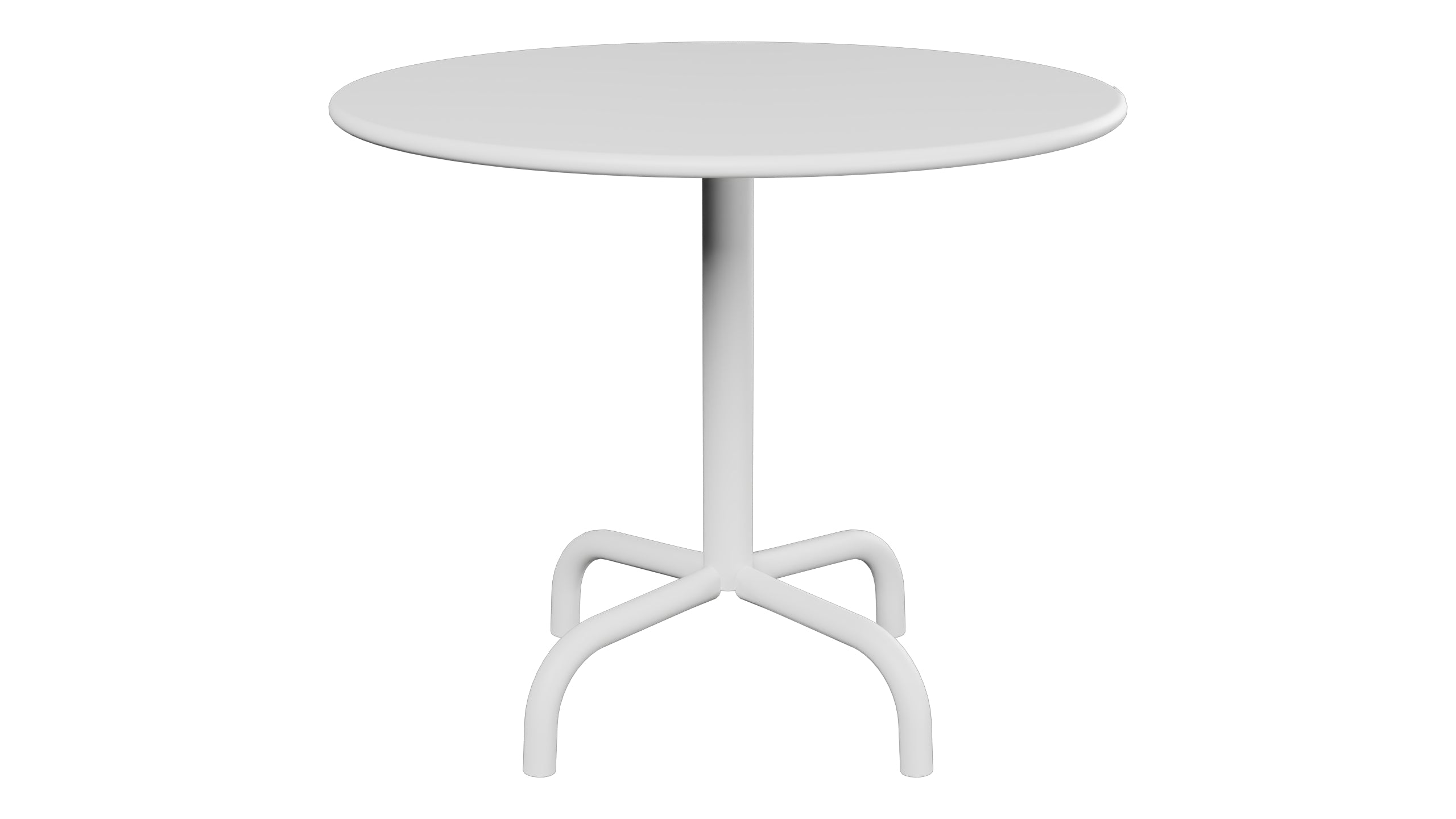 Rigi Metall-Beistelltisch Outdoor ø60 / 50 in Weiss präsentiert im Onlineshop von KAQTU Design AG. Beistelltisch Outdoor ist von Schaffner