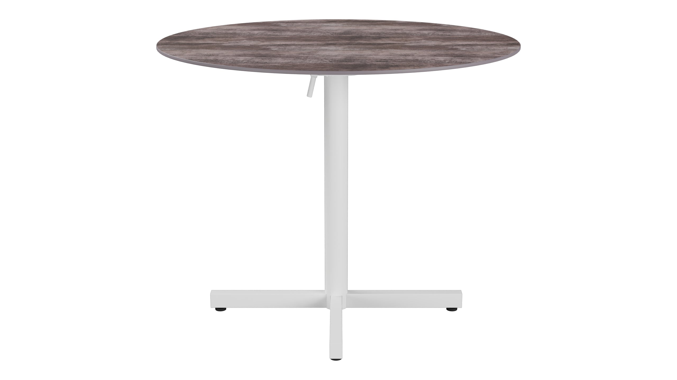 Luzern Glasfaser-Gartentisch Decor ø90 klappbar in Stromboli dunkel präsentiert im Onlineshop von KAQTU Design AG. Gartentisch ist von Schaffner