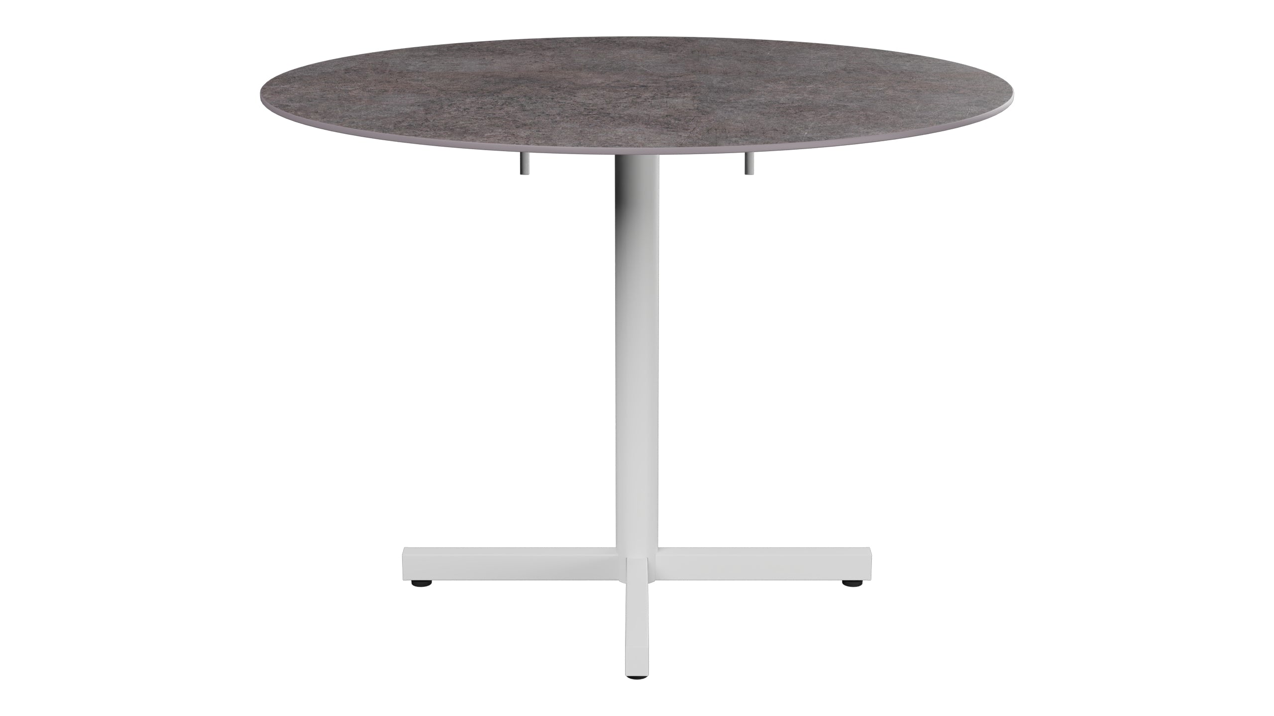 Luzern Glasfaser-Gartentisch Decor ø100 klappbar in Cooperfield präsentiert im Onlineshop von KAQTU Design AG. Gartentisch ist von Schaffner