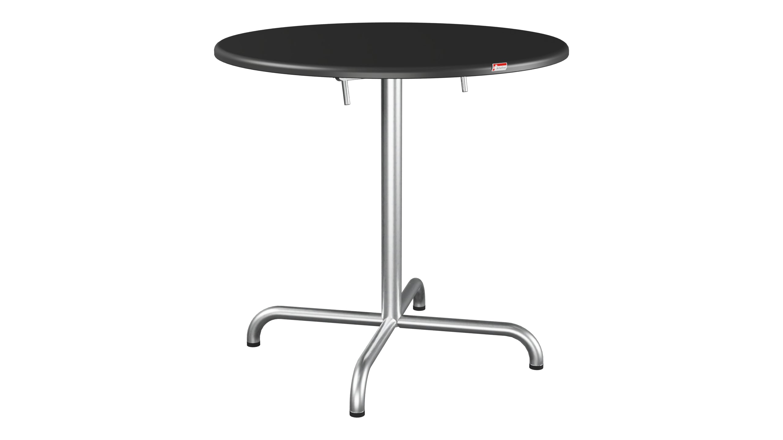 Davos Glasfaser-Gartentisch ø75 klappbar in Anthrazit präsentiert im Onlineshop von KAQTU Design AG. Gartentisch ist von Schaffner