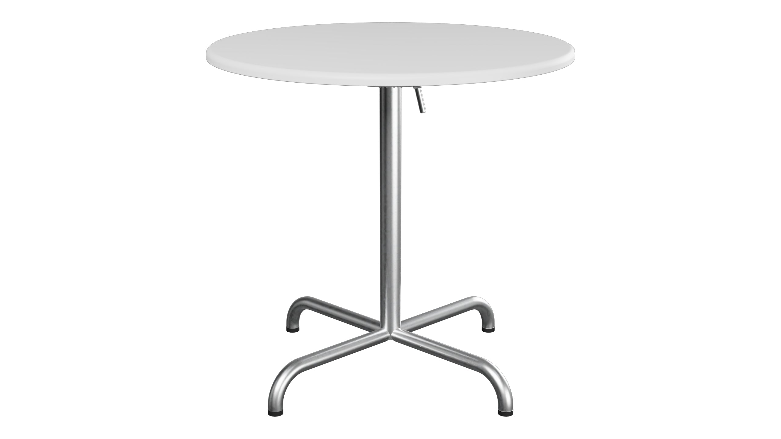 Davos Glasfaser-Gartentisch ø75 klappbar in Weiss präsentiert im Onlineshop von KAQTU Design AG. Gartentisch ist von Schaffner