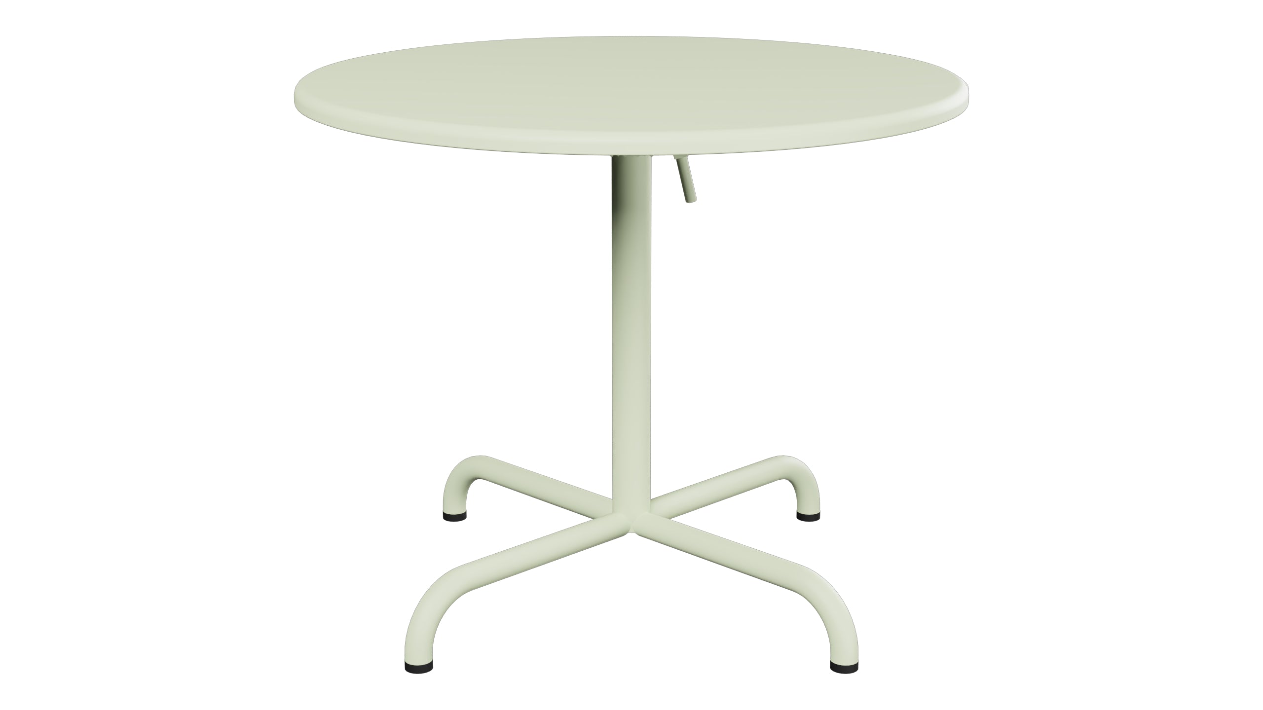 Davos Glasfaser-Salontisch ø75 / 62 klappbar in Pastellgrün präsentiert im Onlineshop von KAQTU Design AG. Beistelltisch Outdoor ist von Schaffner