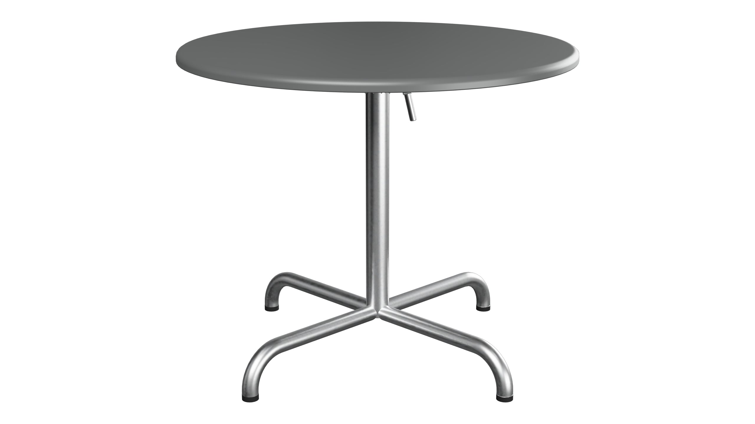 Davos Glasfaser-Salontisch ø75 / 62 klappbar in Graphit präsentiert im Onlineshop von KAQTU Design AG. Beistelltisch Outdoor ist von Schaffner