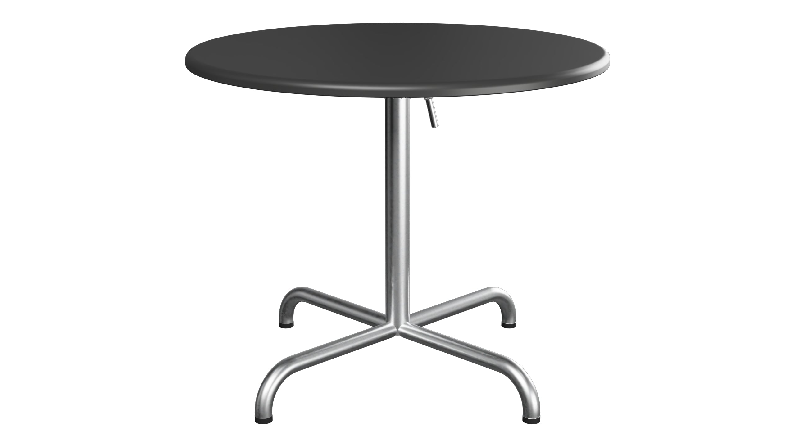 Davos Glasfaser-Salontisch ø75 / 62 klappbar in Anthrazit präsentiert im Onlineshop von KAQTU Design AG. Beistelltisch Outdoor ist von Schaffner