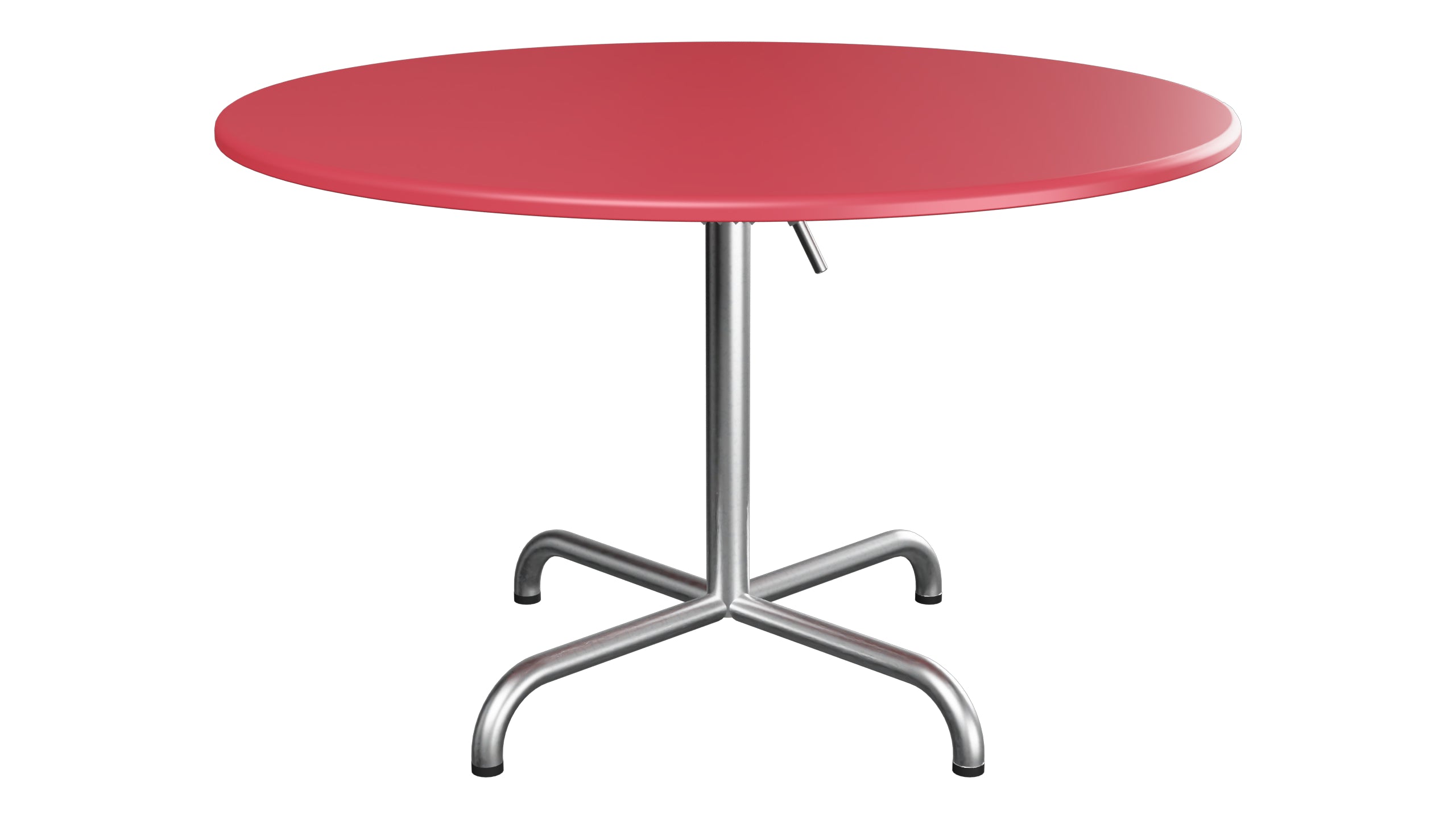 Davos Glasfaser-Salontisch ø100 / 62 klappbar in Ahornrot präsentiert im Onlineshop von KAQTU Design AG. Beistelltisch Outdoor ist von Schaffner