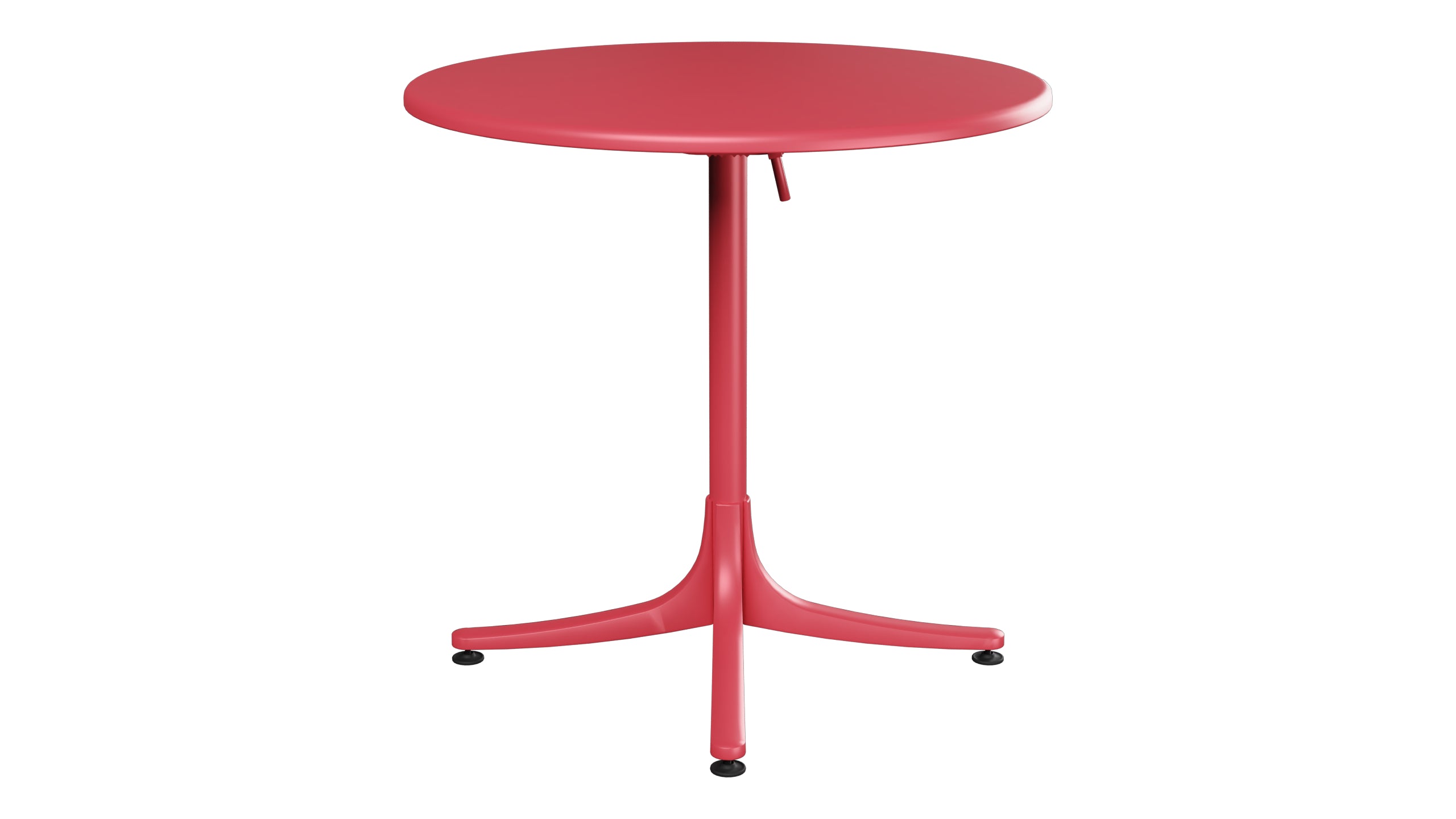 Schaffhausen Glasfaser-Gartentisch ø75 klappbar in Ahornrot präsentiert im Onlineshop von KAQTU Design AG. Gartentisch ist von Schaffner