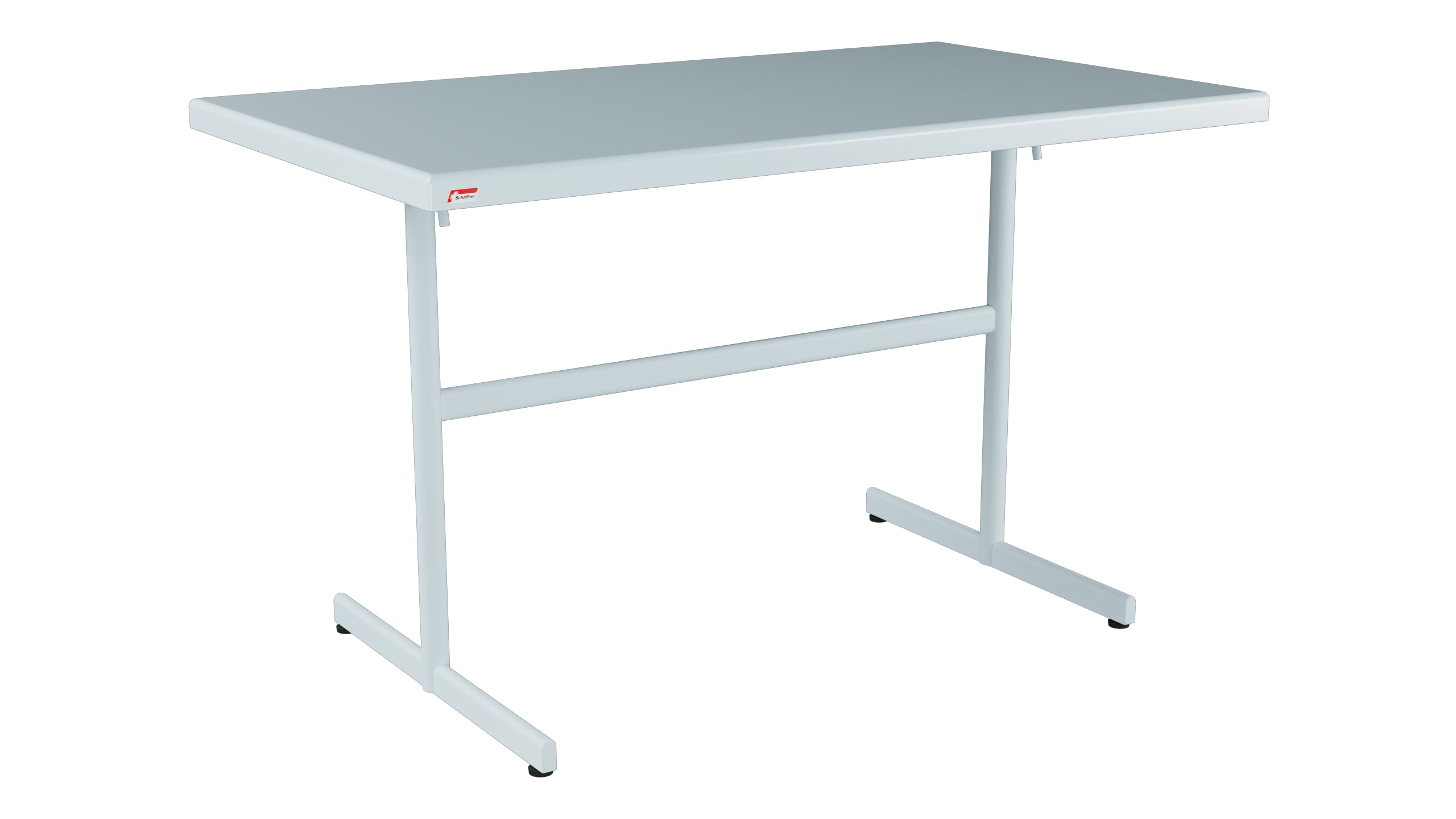 Bodensee Glasfaser-Gartentisch 120x70 klappbar in Pastellblau präsentiert im Onlineshop von KAQTU Design AG. Gartentisch ist von Schaffner