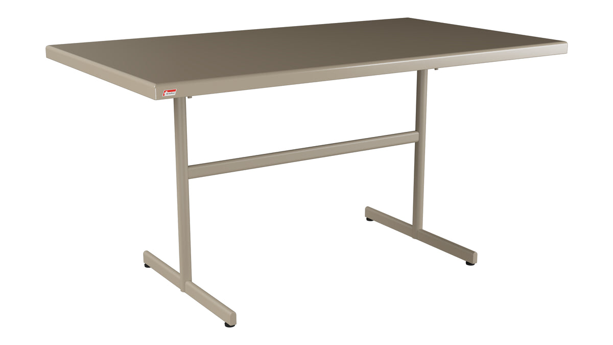 Bodensee Glasfaser-Gartentisch 140x80 klappbar in Champagner präsentiert im Onlineshop von KAQTU Design AG. Gartentisch ist von Schaffner