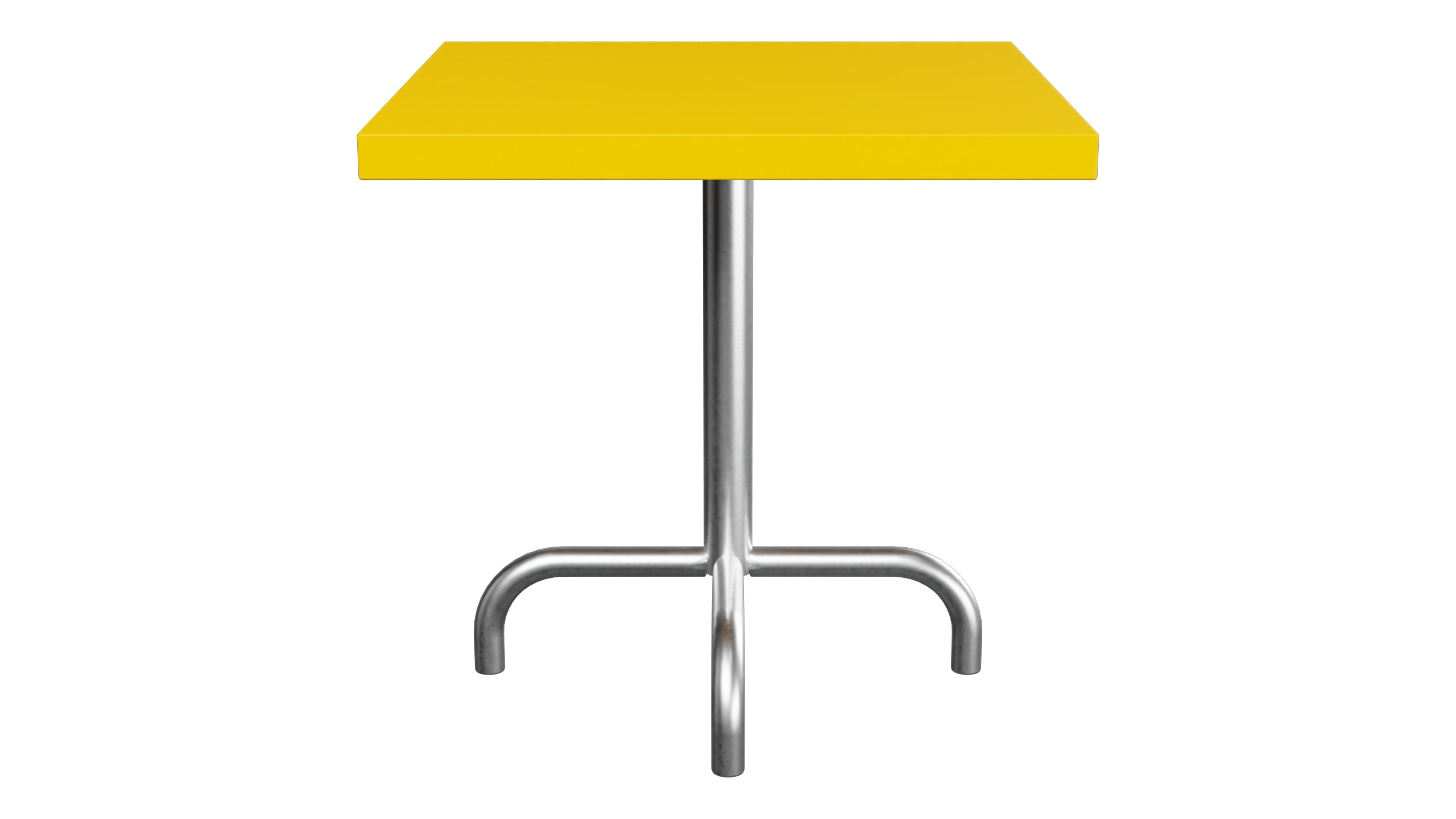 Säntis Metall-Beistelltisch Outdoor 50x50 / 50 in Gelb präsentiert im Onlineshop von KAQTU Design AG. Beistelltisch Outdoor ist von Schaffner