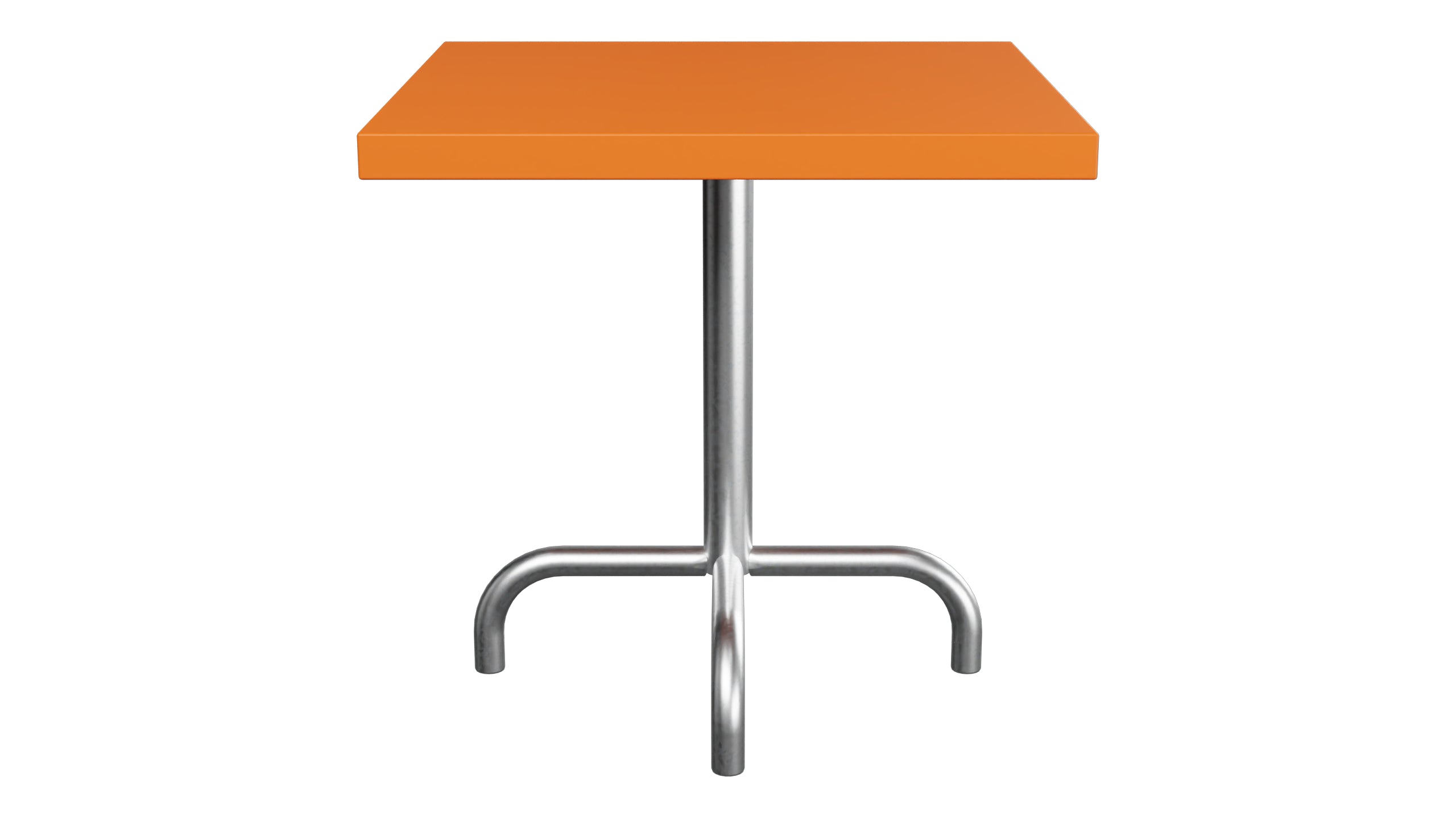 Säntis Metall-Beistelltisch Outdoor 50x50 / 50 in Orange präsentiert im Onlineshop von KAQTU Design AG. Beistelltisch Outdoor ist von Schaffner