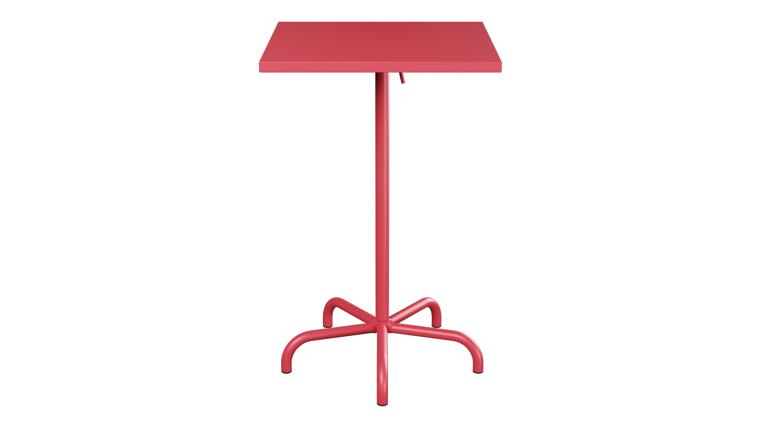 Säntis Metall-Stehtisch Outdoor 70x70 / 110 klappbar in Ahornrot präsentiert im Onlineshop von KAQTU Design AG. Hochtisch Outdoor ist von Schaffner