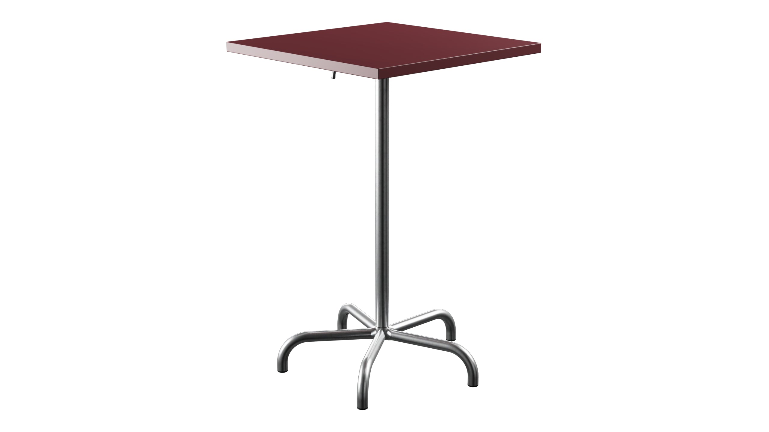 Säntis Metall-Stehtisch Outdoor 70x70 / 110 klappbar in Bordeaux präsentiert im Onlineshop von KAQTU Design AG. Hochtisch Outdoor ist von Schaffner