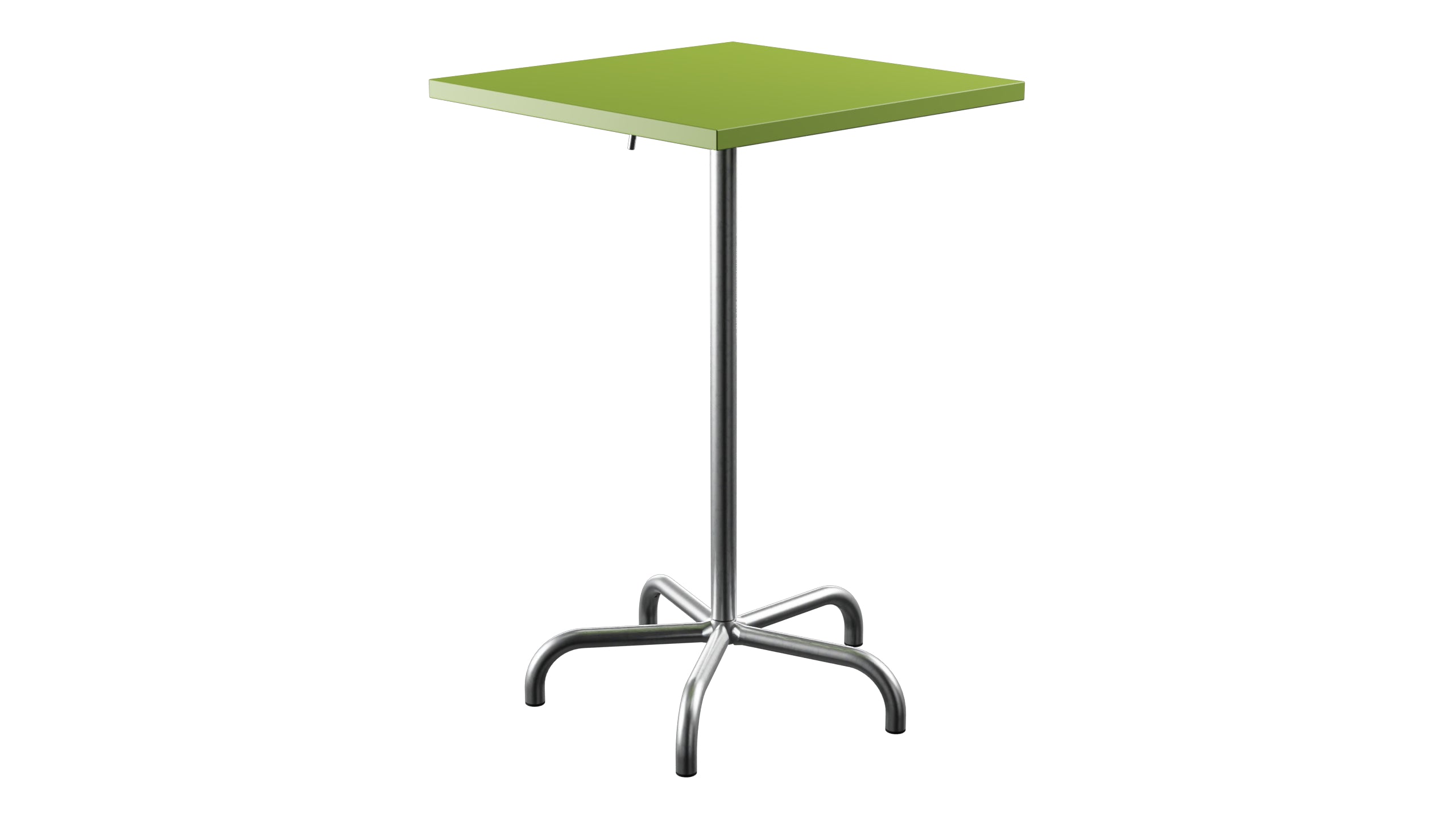 Säntis Metall-Stehtisch Outdoor 70x70 / 110 klappbar in Hellgrün präsentiert im Onlineshop von KAQTU Design AG. Hochtisch Outdoor ist von Schaffner