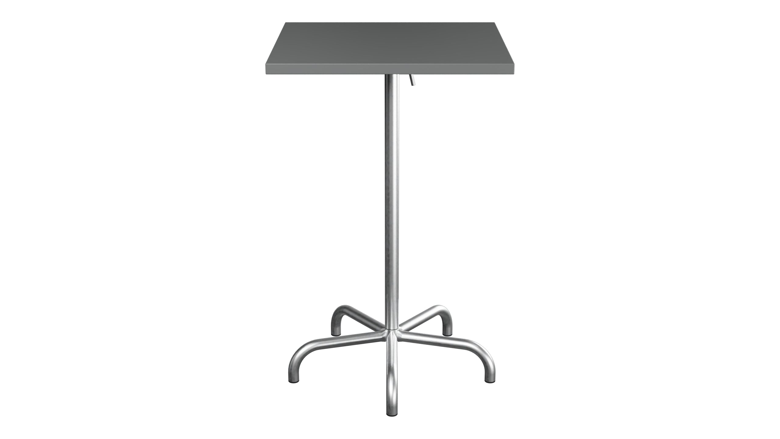 Säntis Metall-Stehtisch Outdoor 70x70 / 110 klappbar in Graphit präsentiert im Onlineshop von KAQTU Design AG. Hochtisch Outdoor ist von Schaffner
