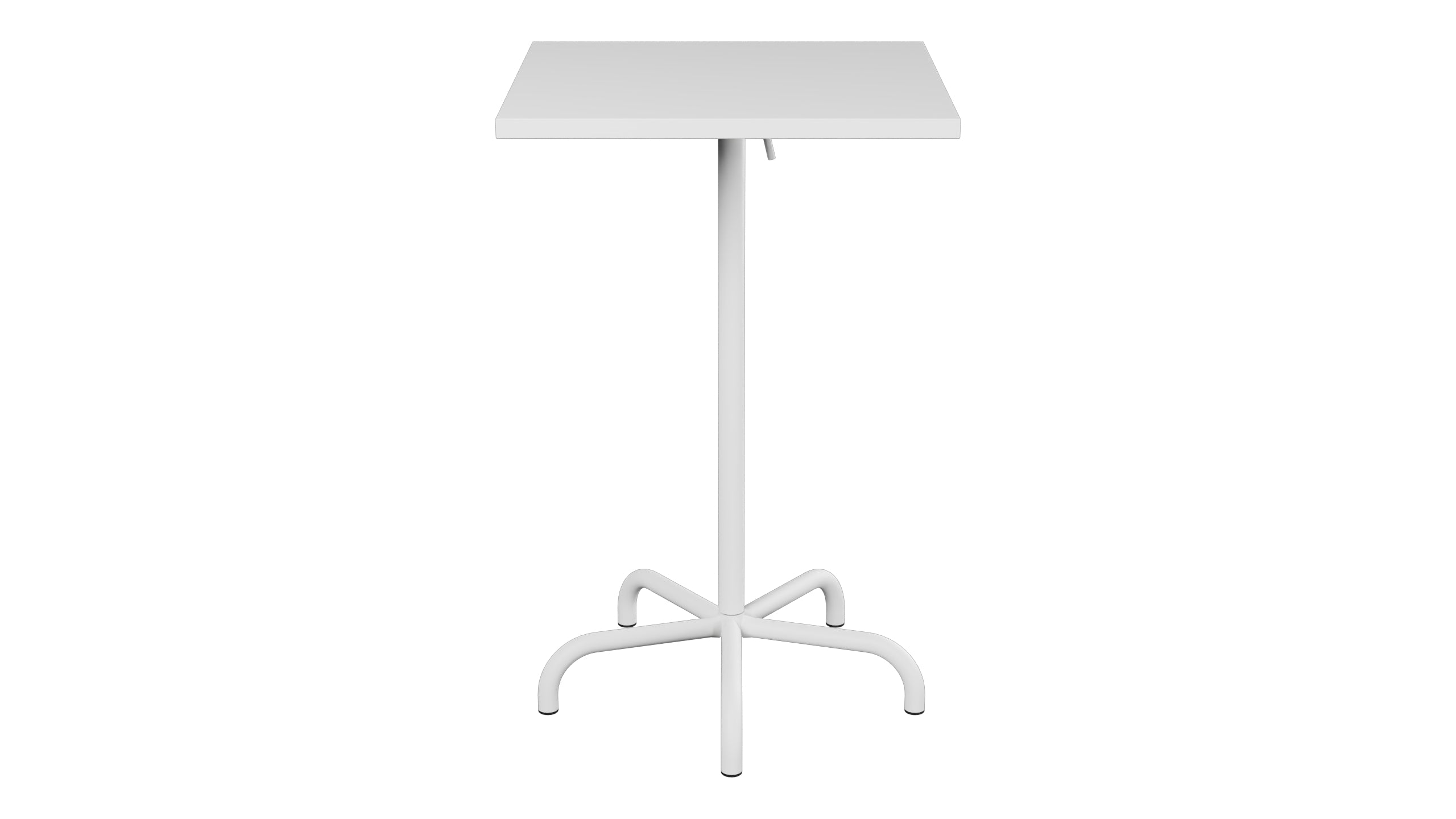 Säntis Metall-Stehtisch Outdoor 70x70 / 110 klappbar in Weiss präsentiert im Onlineshop von KAQTU Design AG. Hochtisch Outdoor ist von Schaffner