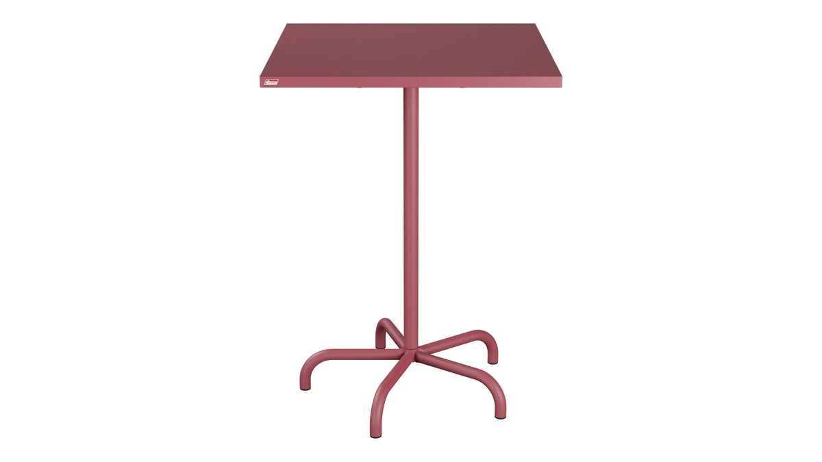 Säntis Metall-Stehtisch Outdoor 80x80 /110 klappbar in Bordeaux präsentiert im Onlineshop von KAQTU Design AG. Hochtisch Outdoor ist von Schaffner