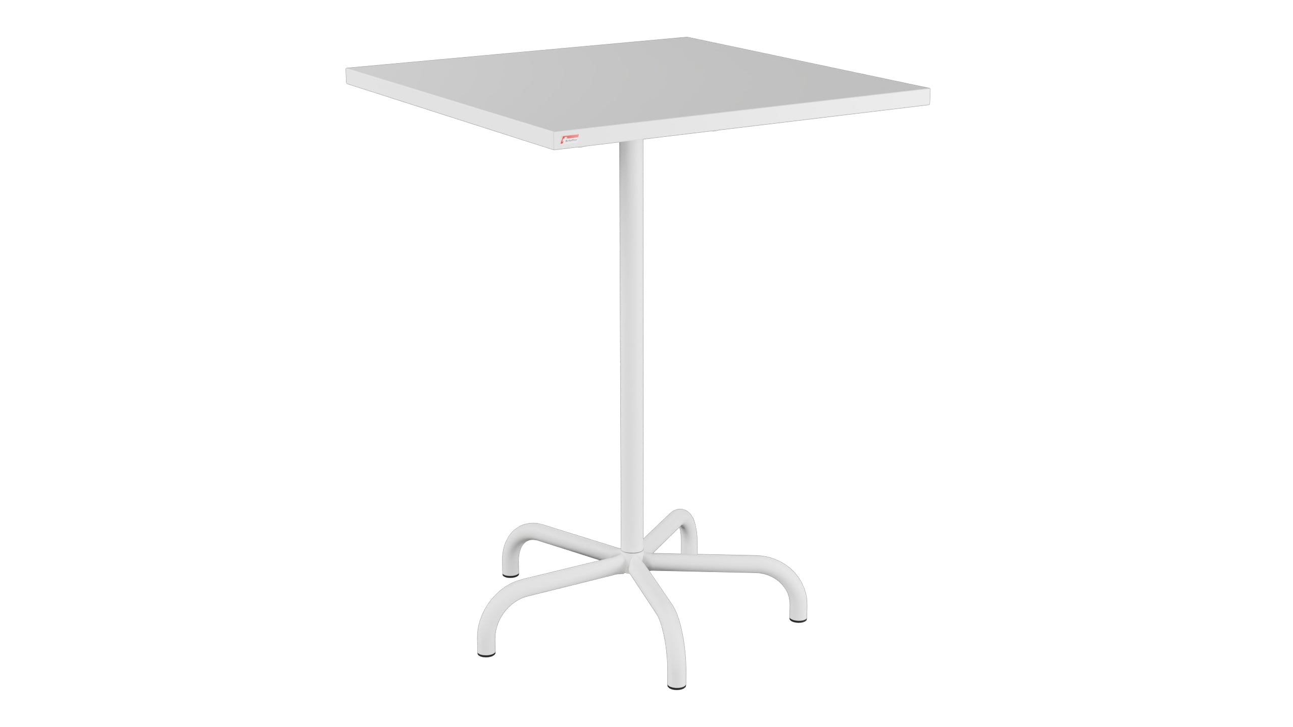 Tavolo bar Säntis in metallo da esterno 80x80/110 pieghevole