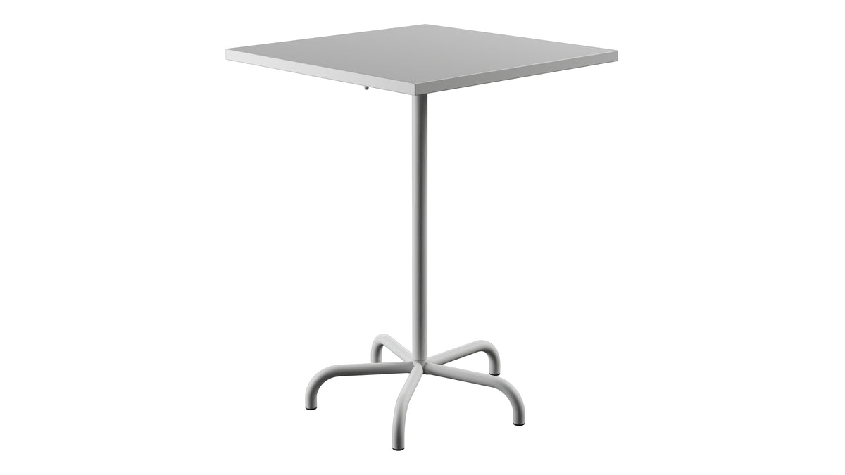 Säntis Metall-Stehtisch Outdoor 80x80 /110 klappbar in Weiss präsentiert im Onlineshop von KAQTU Design AG. Hochtisch Outdoor ist von Schaffner