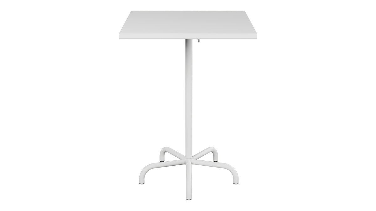 Säntis Metall-Stehtisch Outdoor 80x80 /110 klappbar in Weiss präsentiert im Onlineshop von KAQTU Design AG. Hochtisch Outdoor ist von Schaffner