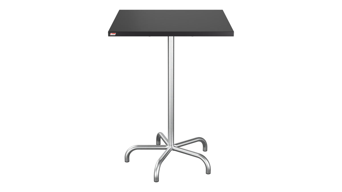 Säntis Metall-Stehtisch Outdoor 80x80 /110 klappbar in Schwarz präsentiert im Onlineshop von KAQTU Design AG. Hochtisch Outdoor ist von Schaffner