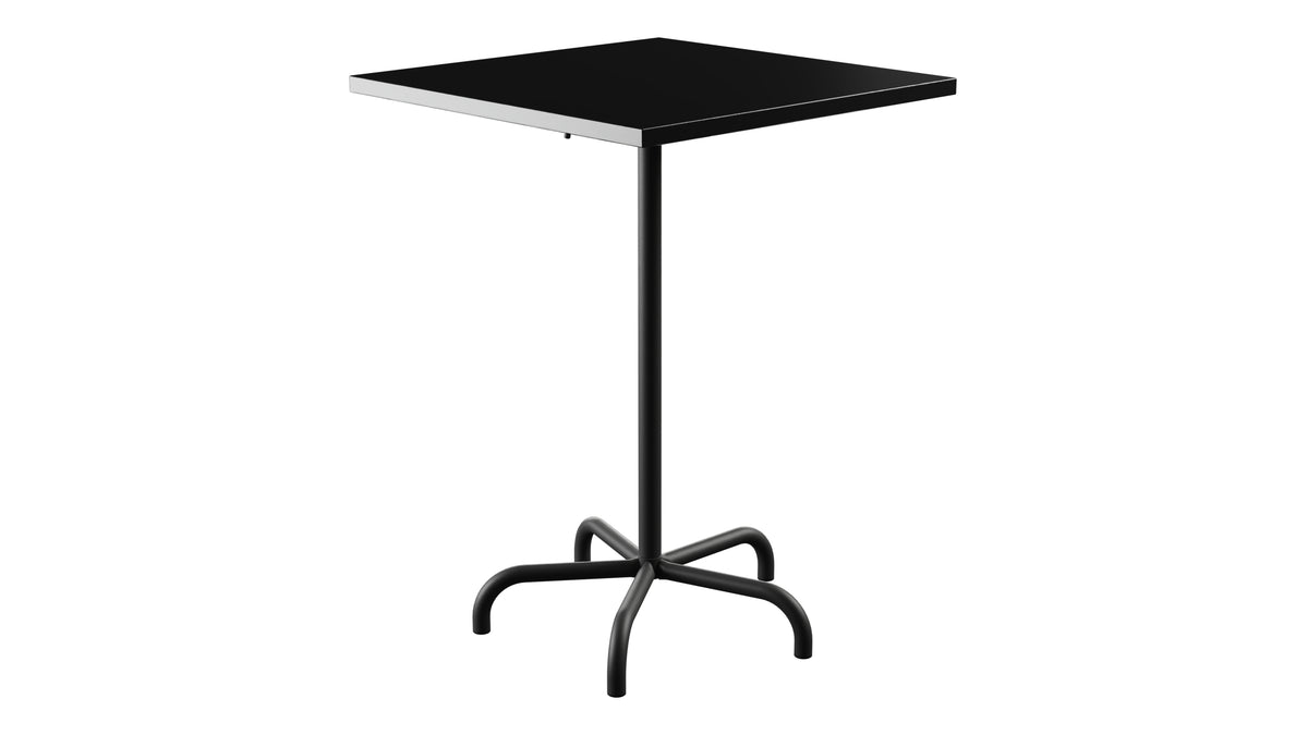 Säntis Metall-Stehtisch Outdoor 80x80 /110 klappbar in Schwarz präsentiert im Onlineshop von KAQTU Design AG. Hochtisch Outdoor ist von Schaffner