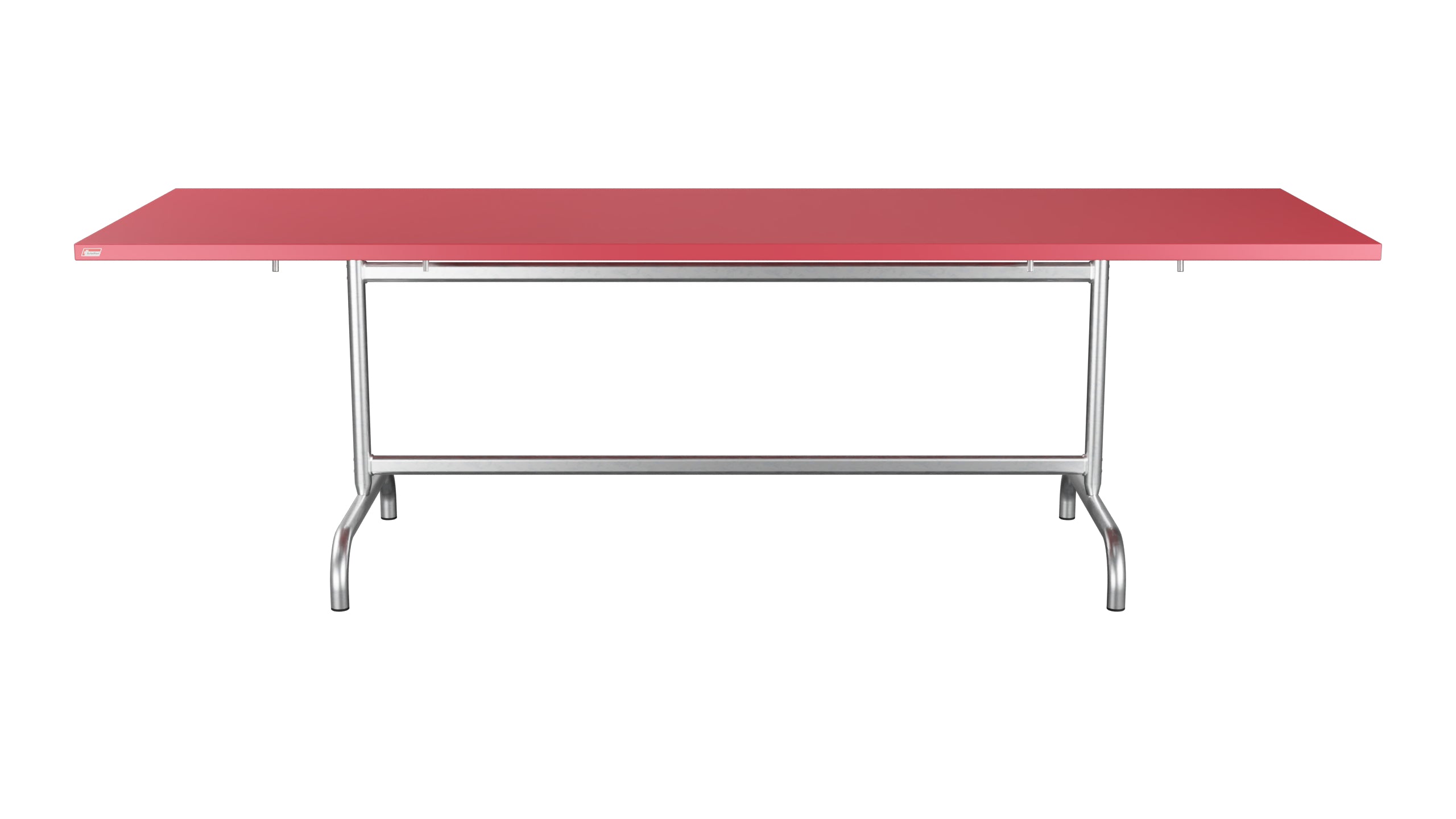 Säntis Metall-Gartentisch 240x80 klappbar in Ahornrot präsentiert im Onlineshop von KAQTU Design AG. Gartentisch ist von Schaffner