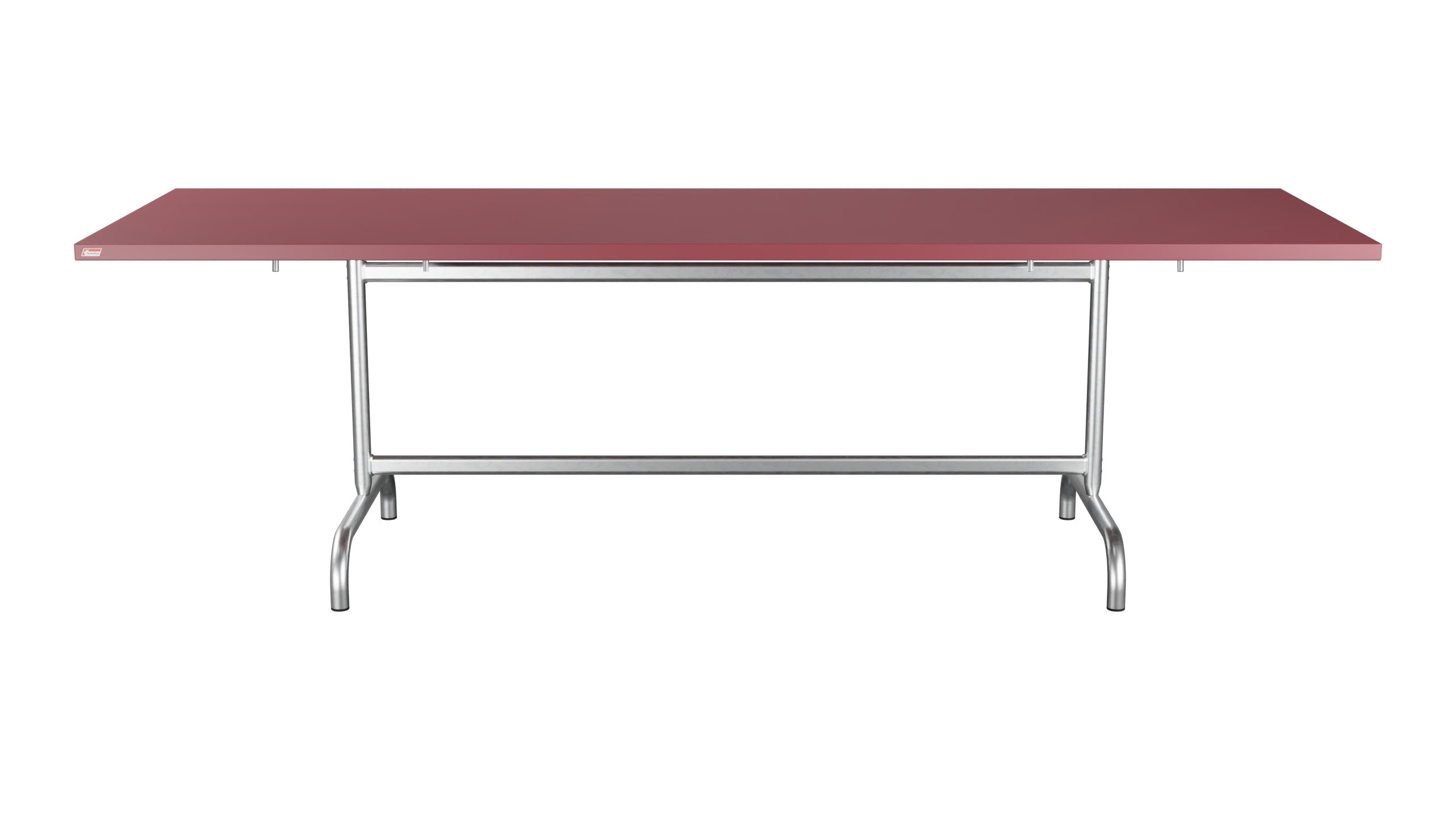 Säntis Metall-Gartentisch 240x80 klappbar in Bordeaux präsentiert im Onlineshop von KAQTU Design AG. Gartentisch ist von Schaffner