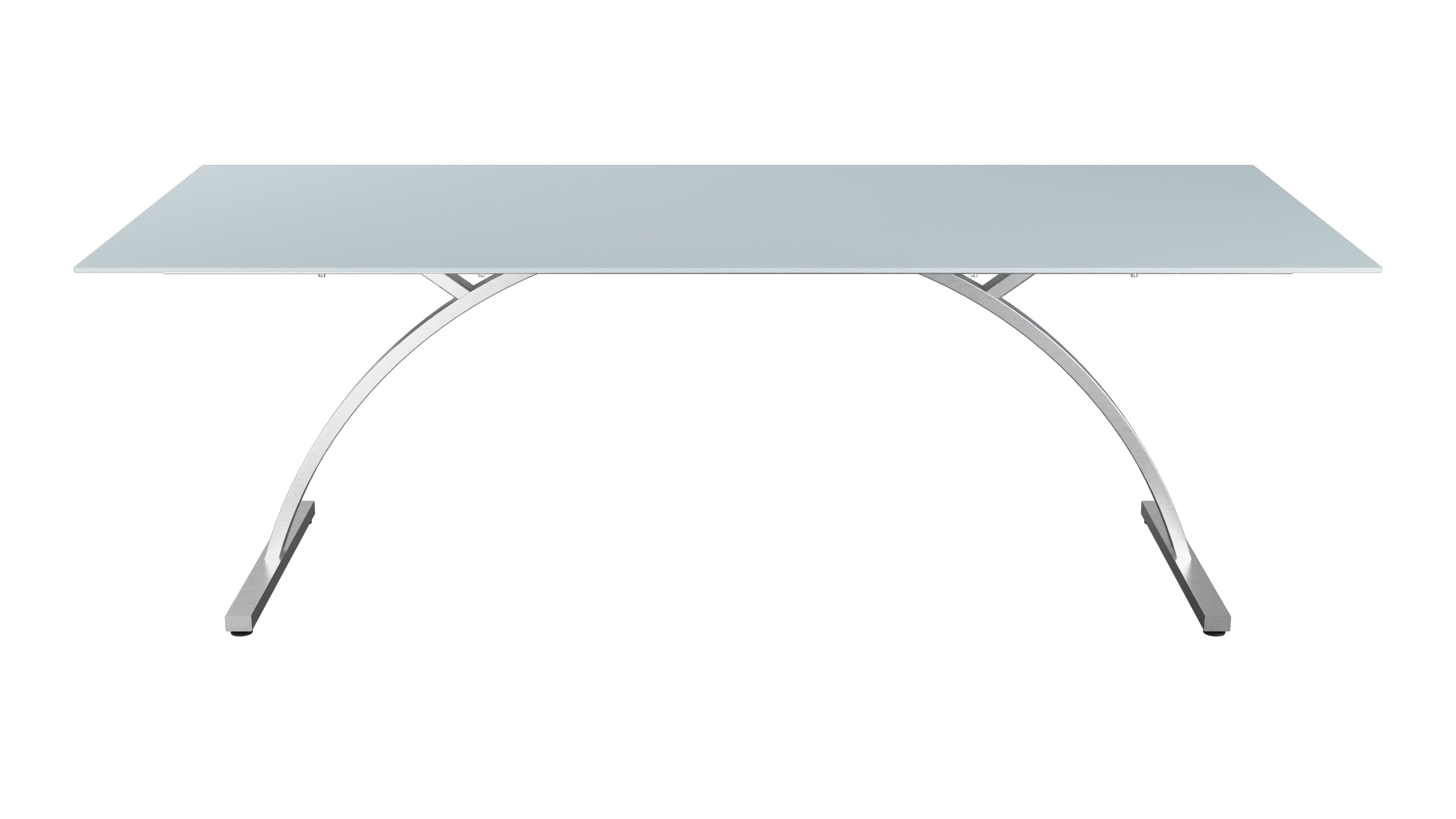 Bernardino Gartentisch aus Glasfaser 220x100 klappbar in Pastellblau präsentiert im Onlineshop von KAQTU Design AG. Gartentisch ist von Schaffner