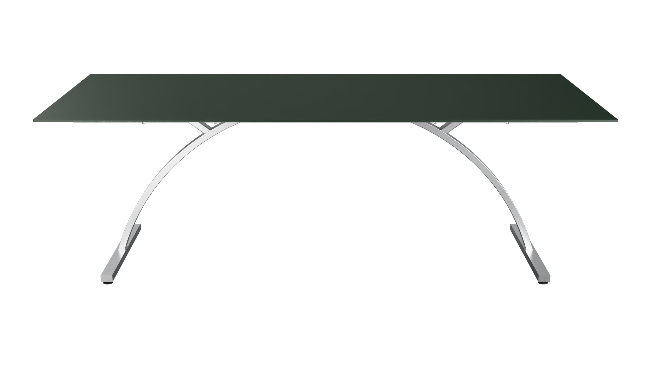 Bernardino Gartentisch aus Glasfaser 220x100 klappbar in Tannengrün präsentiert im Onlineshop von KAQTU Design AG. Gartentisch ist von Schaffner