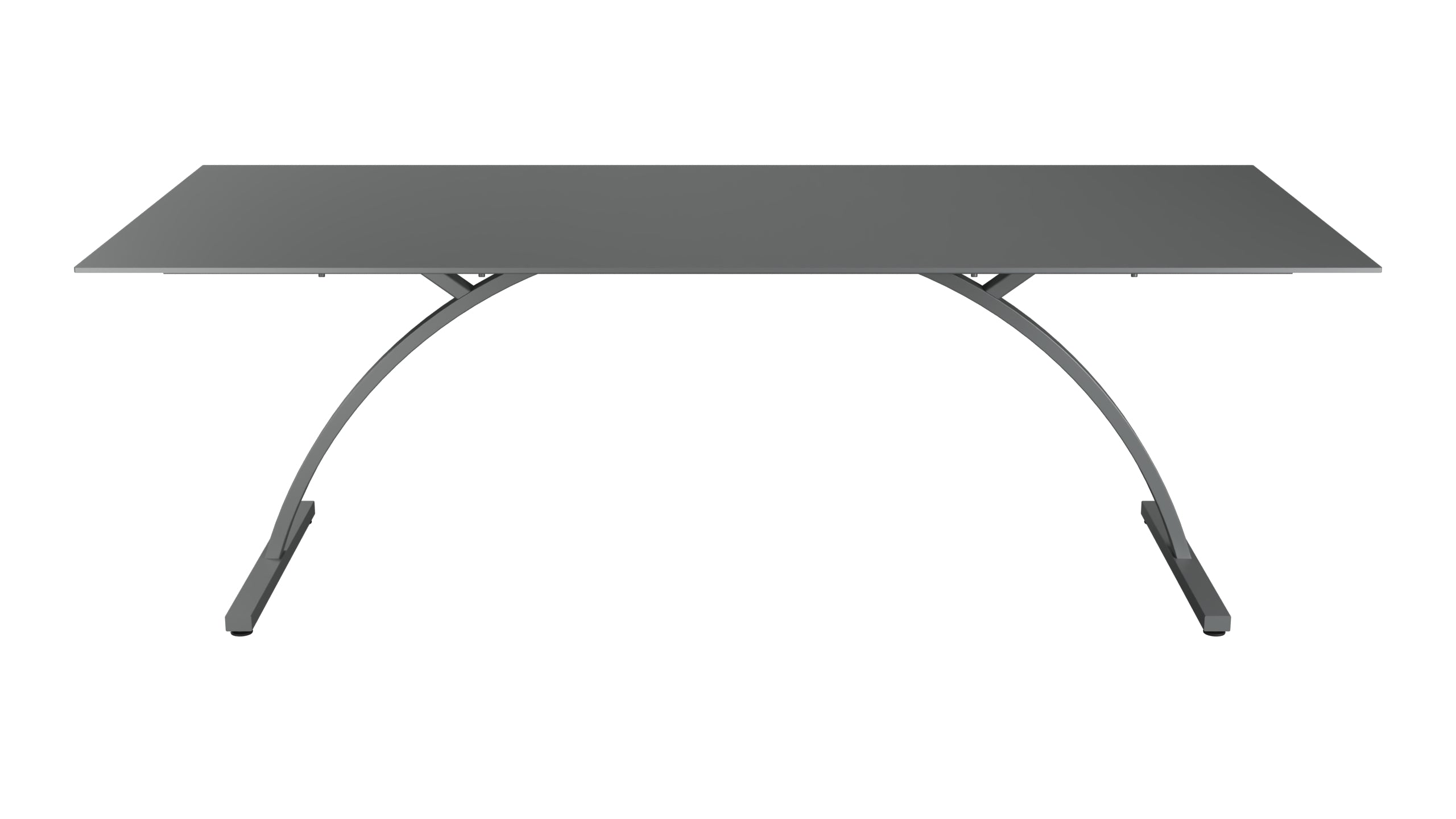 Bernardino Gartentisch aus Glasfaser 220x100 klappbar in Graphit präsentiert im Onlineshop von KAQTU Design AG. Gartentisch ist von Schaffner