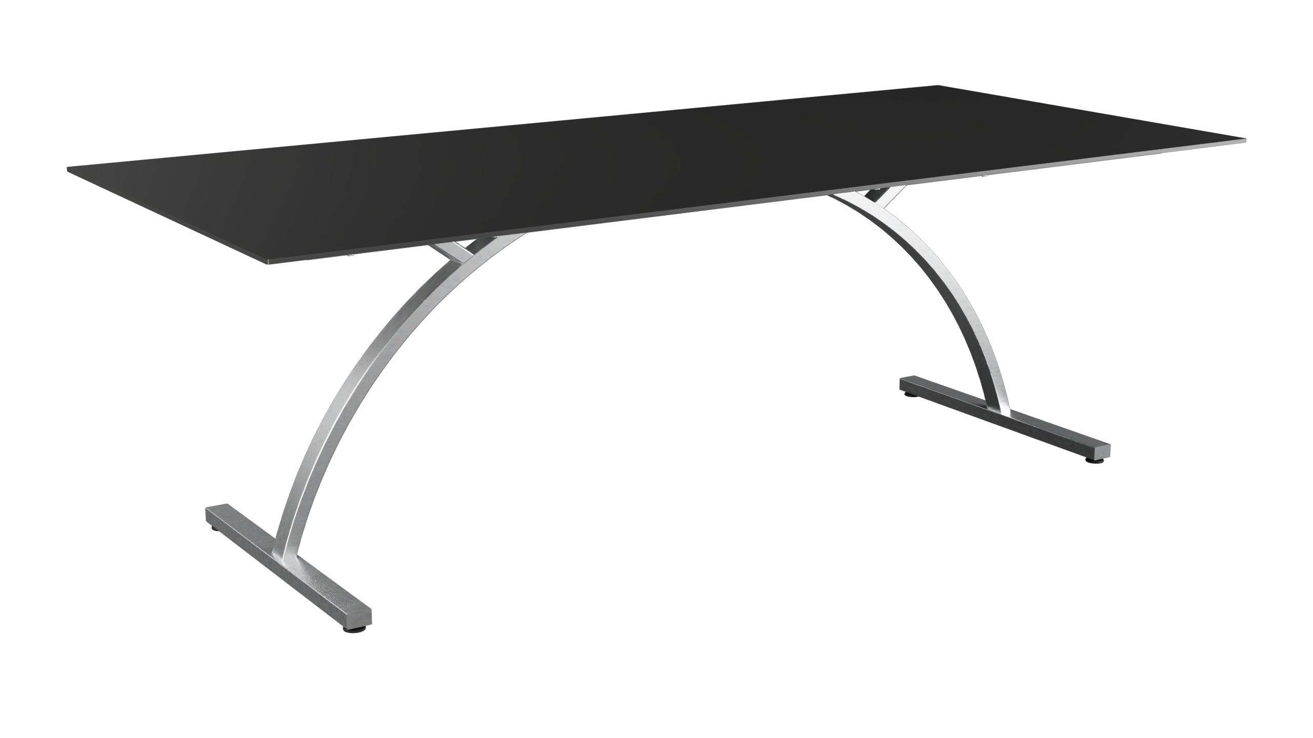 Bernardino Gartentisch aus Glasfaser 220x100 klappbar in Anthrazit präsentiert im Onlineshop von KAQTU Design AG. Gartentisch ist von Schaffner