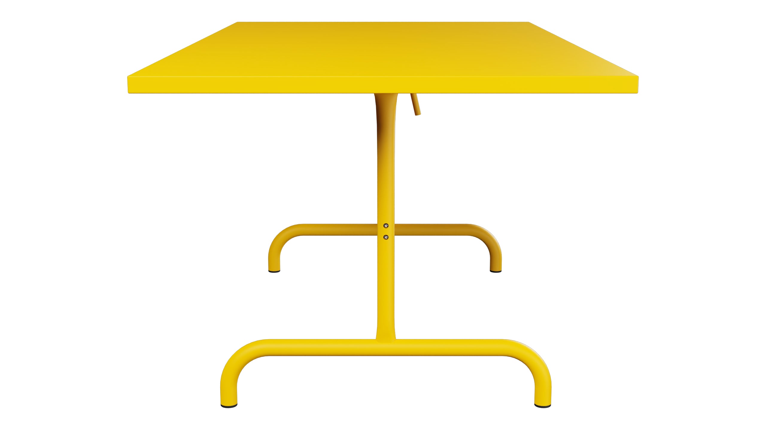 Säntis Metall-Gartentisch 165x90 klappbar in Gelb präsentiert im Onlineshop von KAQTU Design AG. Gartentisch ist von Schaffner