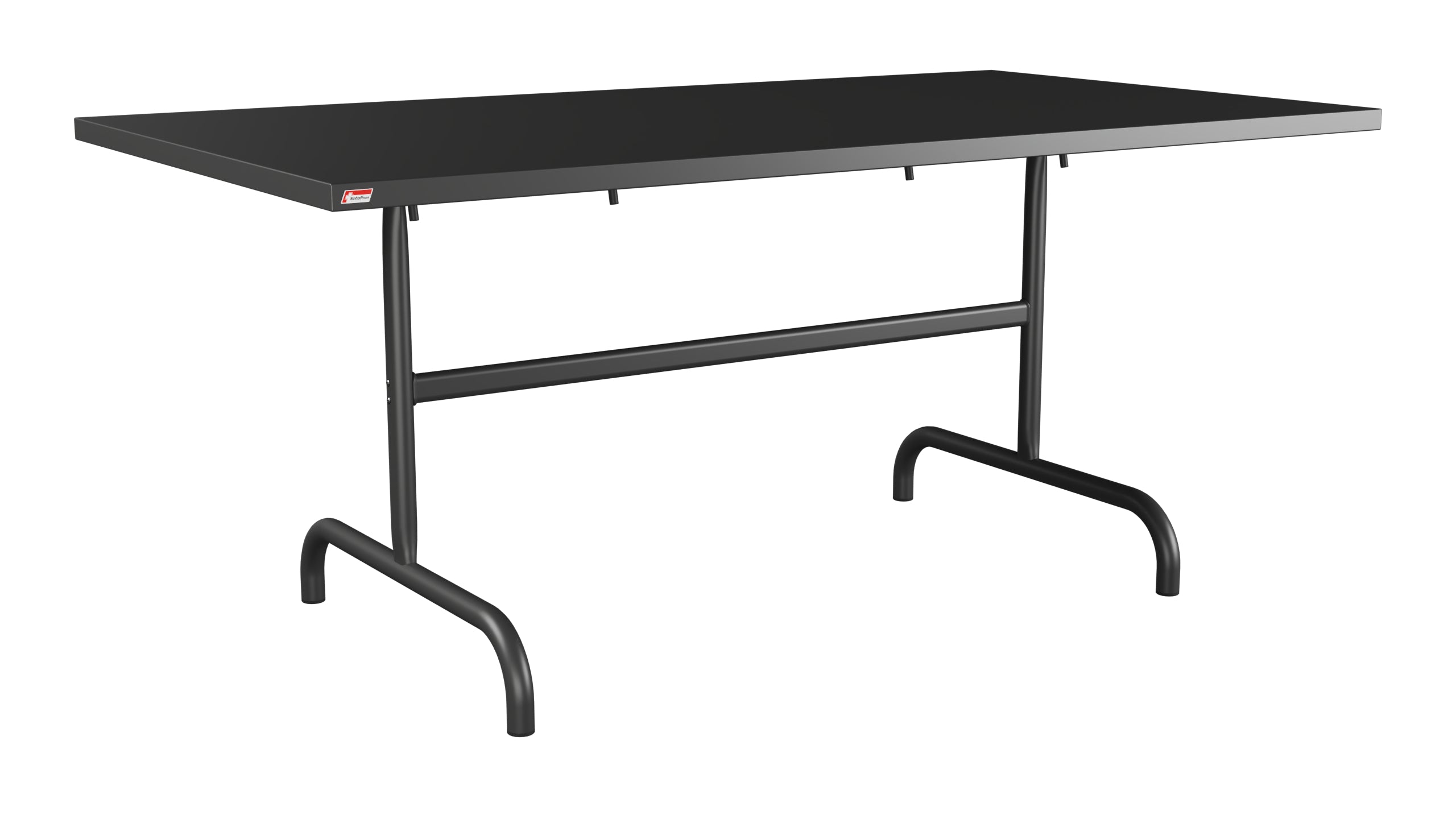 Säntis Metall-Gartentisch 165x90 klappbar in Anthrazit präsentiert im Onlineshop von KAQTU Design AG. Gartentisch ist von Schaffner