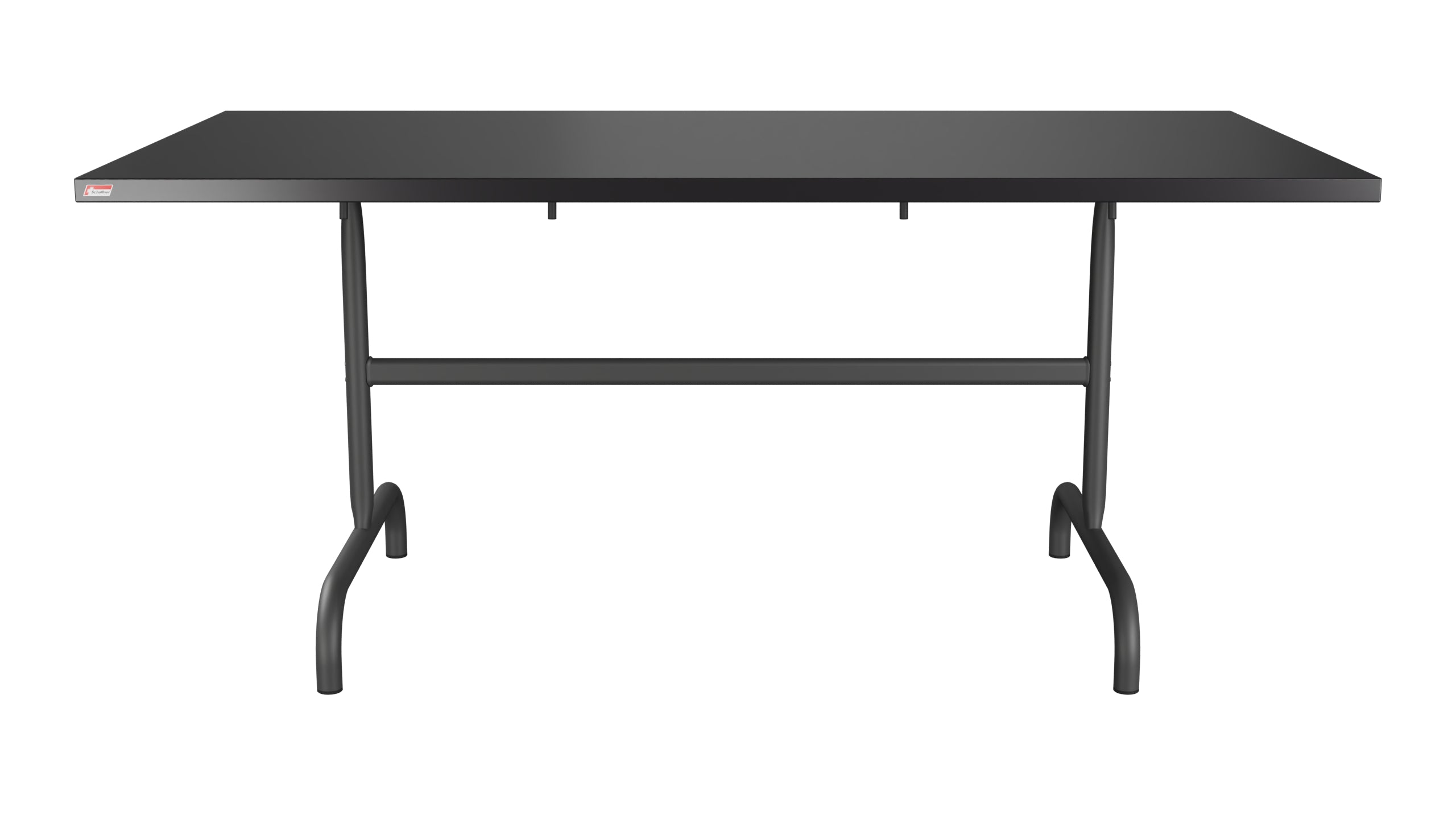 Säntis Metall-Gartentisch 165x90 klappbar in Schwarz präsentiert im Onlineshop von KAQTU Design AG. Gartentisch ist von Schaffner