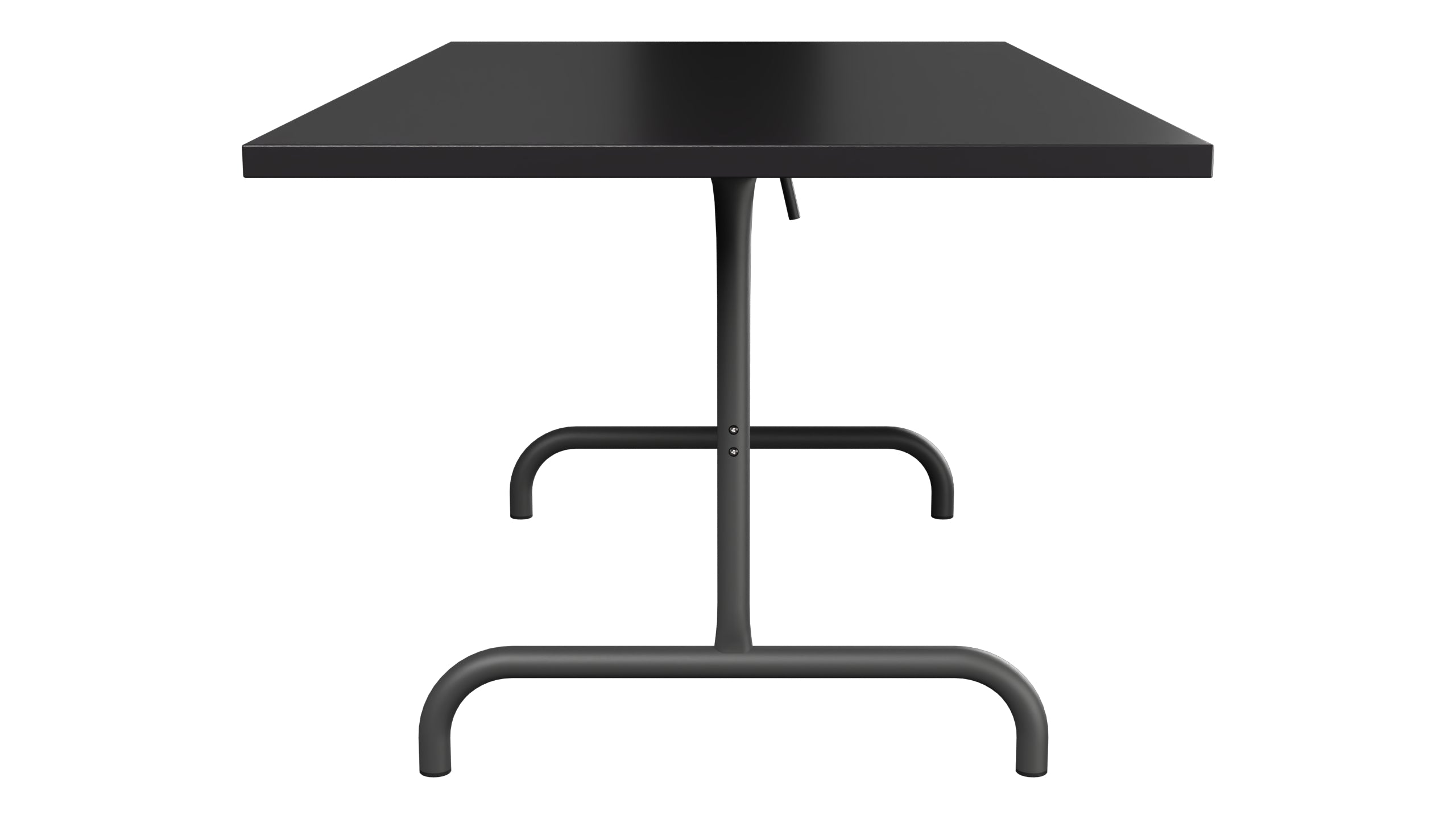 Säntis Metall-Gartentisch 165x90 klappbar in Schwarz präsentiert im Onlineshop von KAQTU Design AG. Gartentisch ist von Schaffner