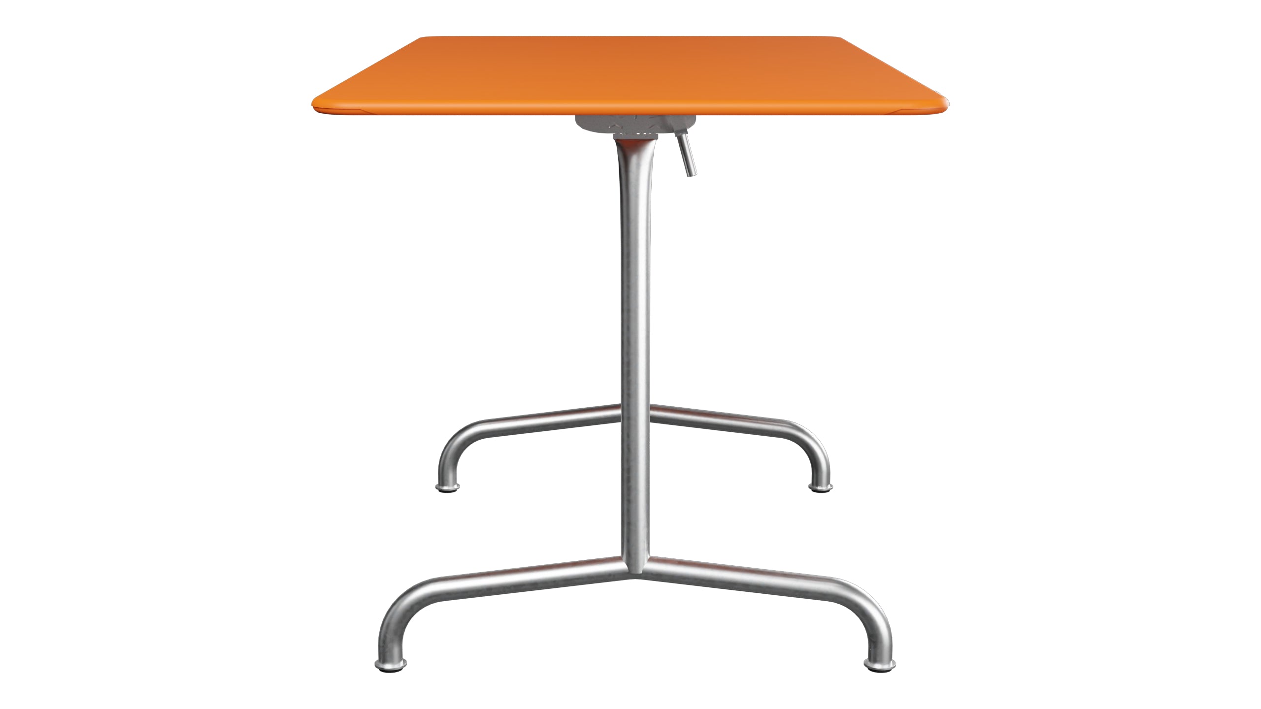 Rigi Metall-Gartentisch 120x70 klappbar in Orange präsentiert im Onlineshop von KAQTU Design AG. Gartentisch ist von Schaffner