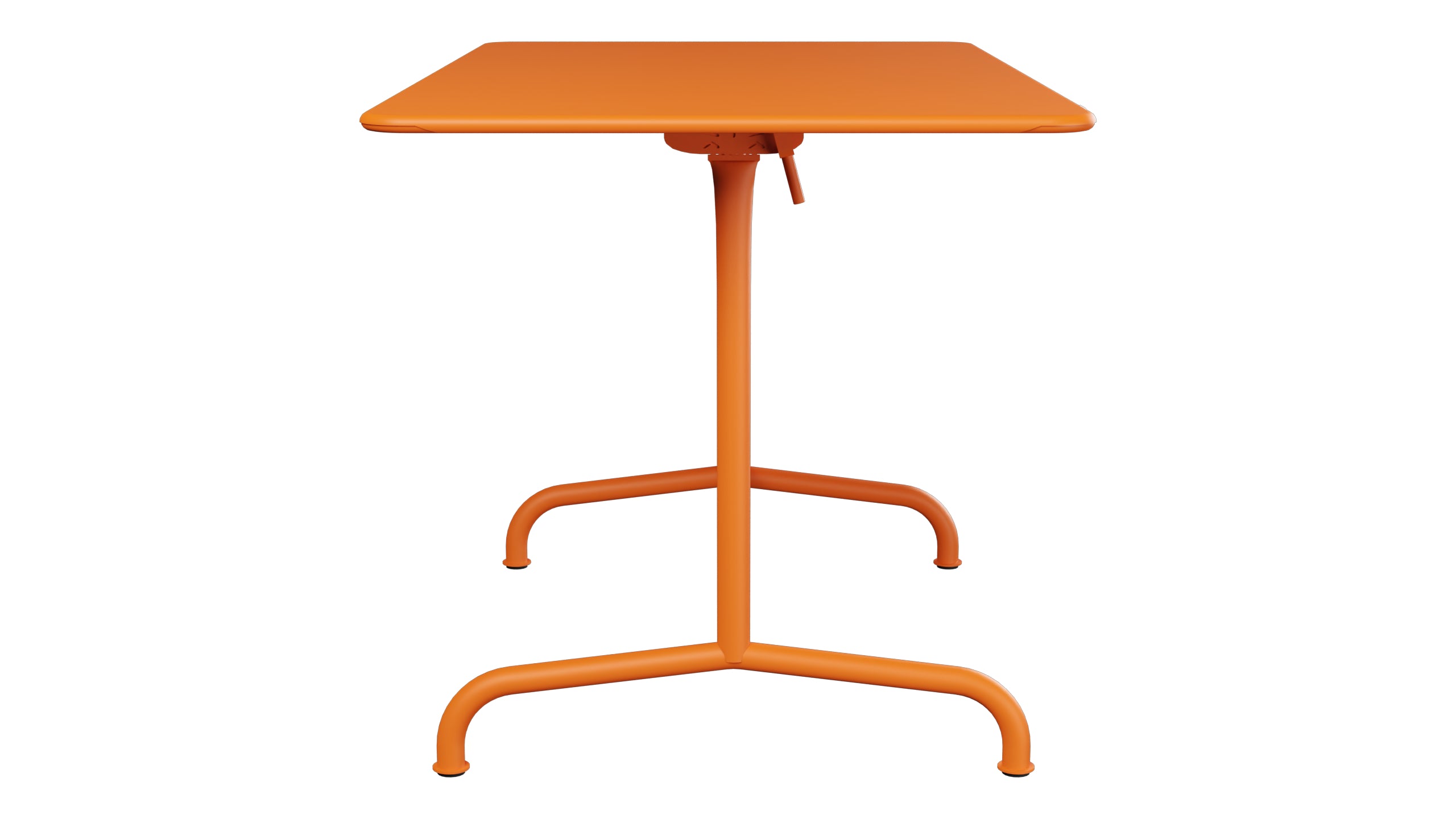 Rigi Metall-Gartentisch 120x70 klappbar in Orange präsentiert im Onlineshop von KAQTU Design AG. Gartentisch ist von Schaffner