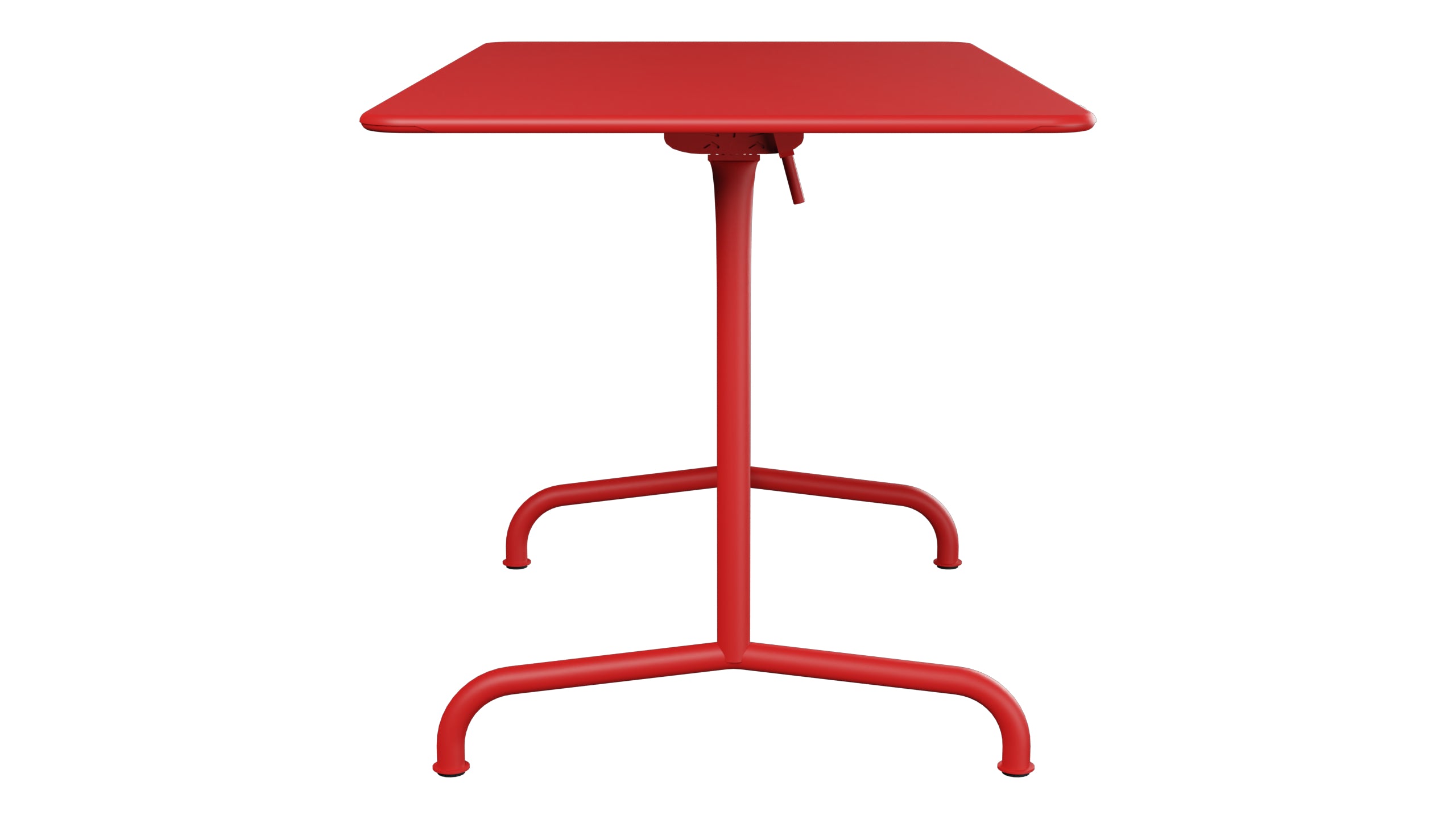 Rigi Metall-Gartentisch 120x70 klappbar in Rot präsentiert im Onlineshop von KAQTU Design AG. Gartentisch ist von Schaffner