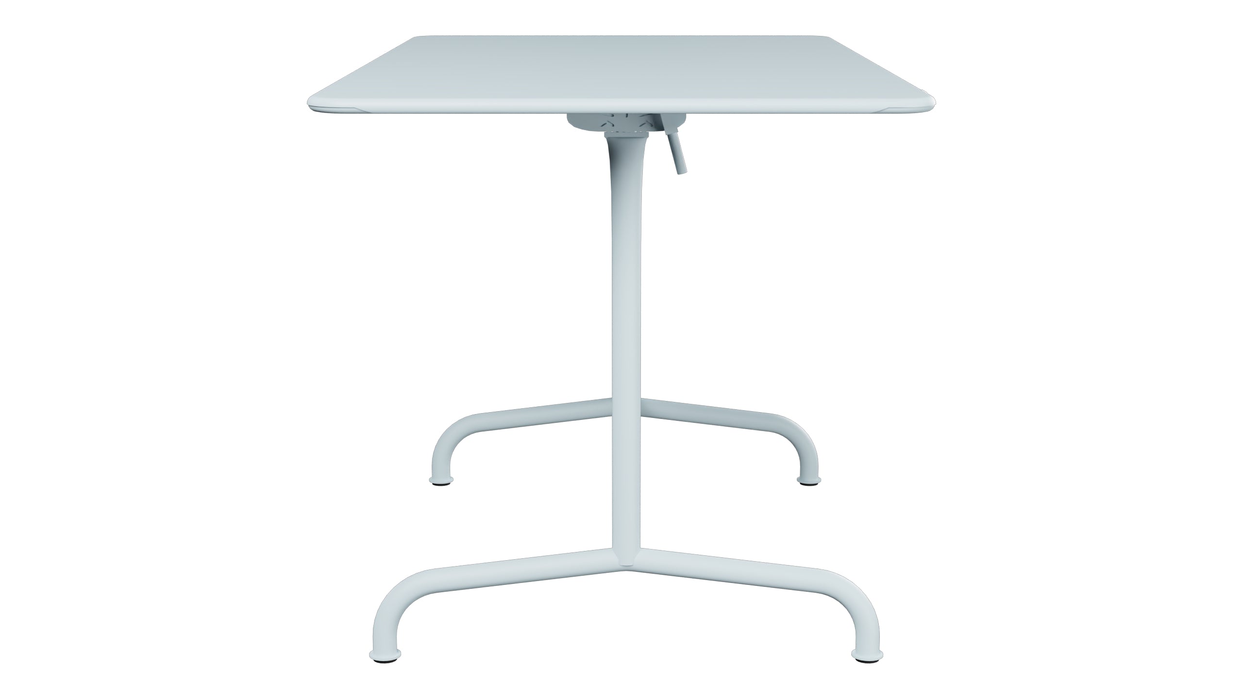 Rigi Metall-Gartentisch 120x70 klappbar in Pastellblau präsentiert im Onlineshop von KAQTU Design AG. Gartentisch ist von Schaffner