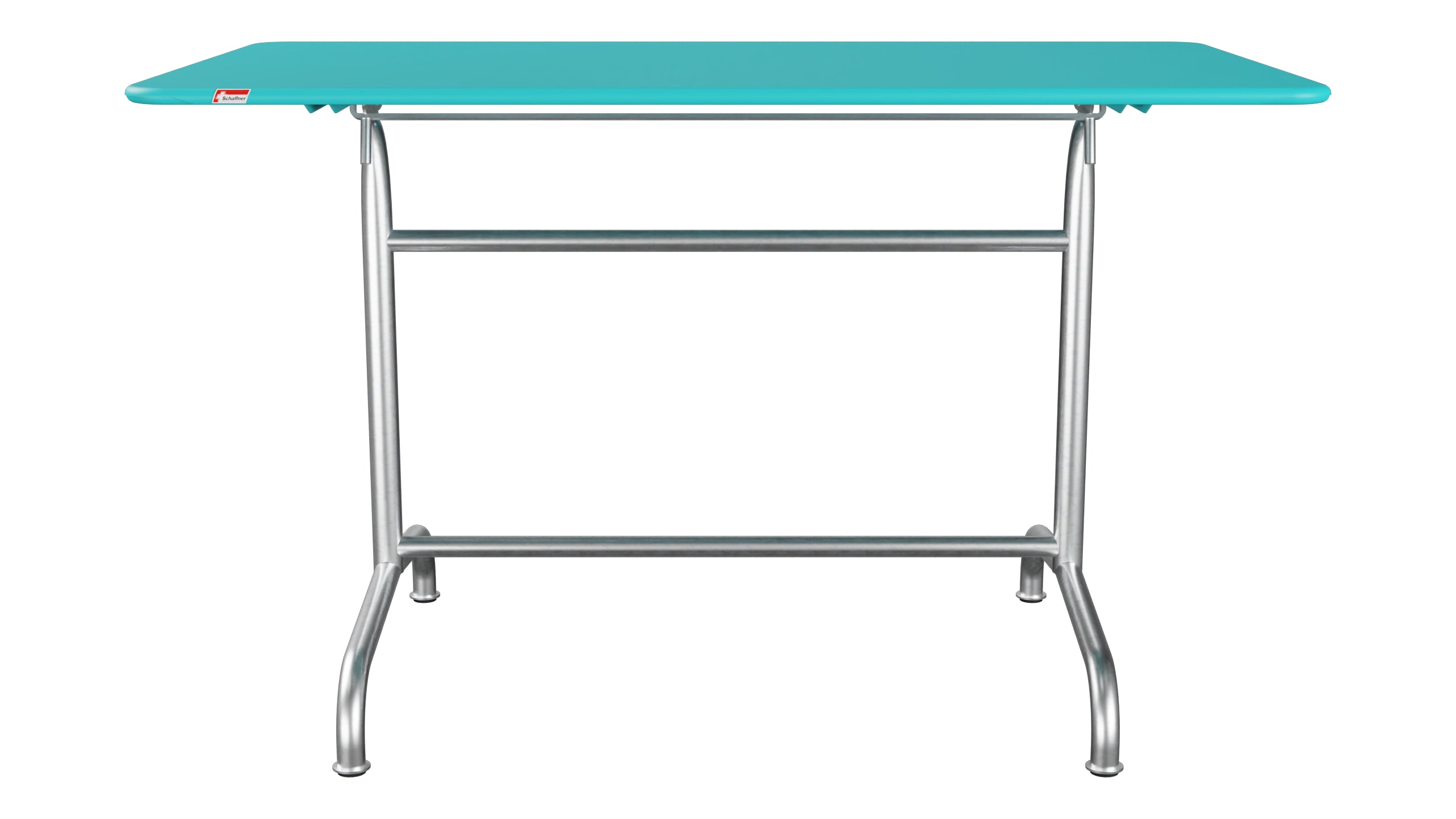 Rigi Metall-Gartentisch 120x70 klappbar in Türkis präsentiert im Onlineshop von KAQTU Design AG. Gartentisch ist von Schaffner