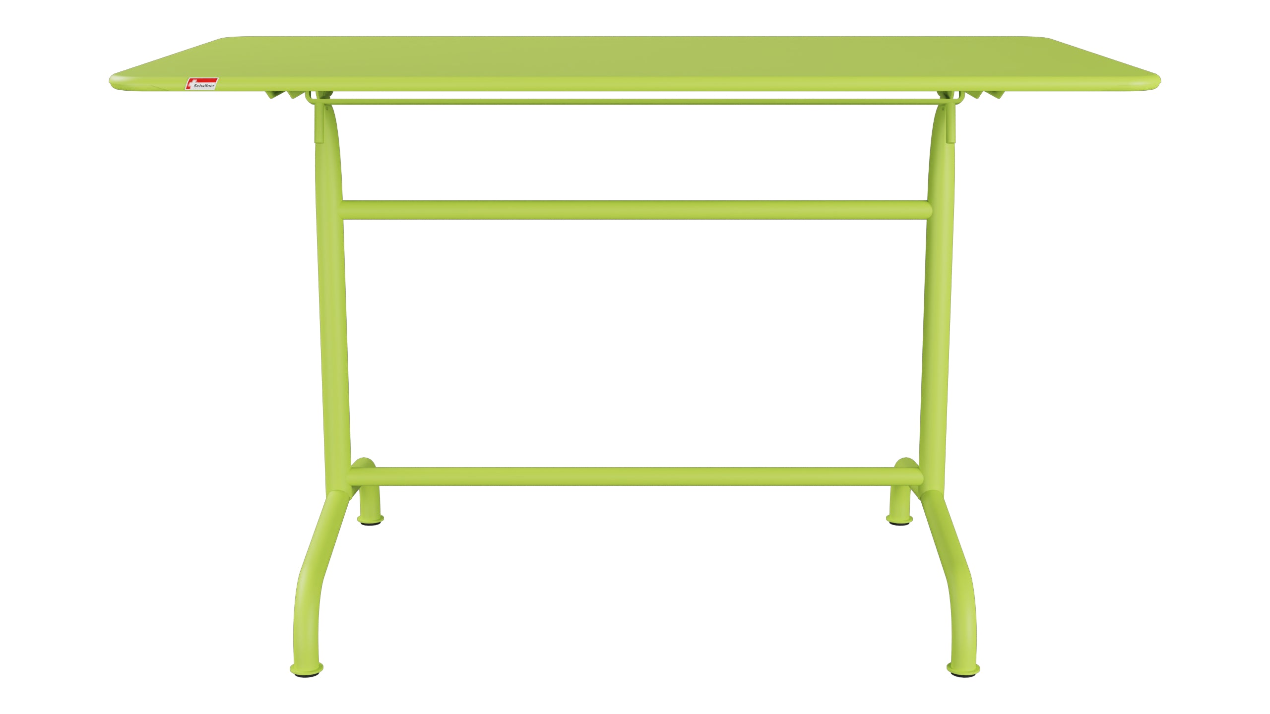 Rigi Metall-Gartentisch 120x70 klappbar in Hellgrün präsentiert im Onlineshop von KAQTU Design AG. Gartentisch ist von Schaffner