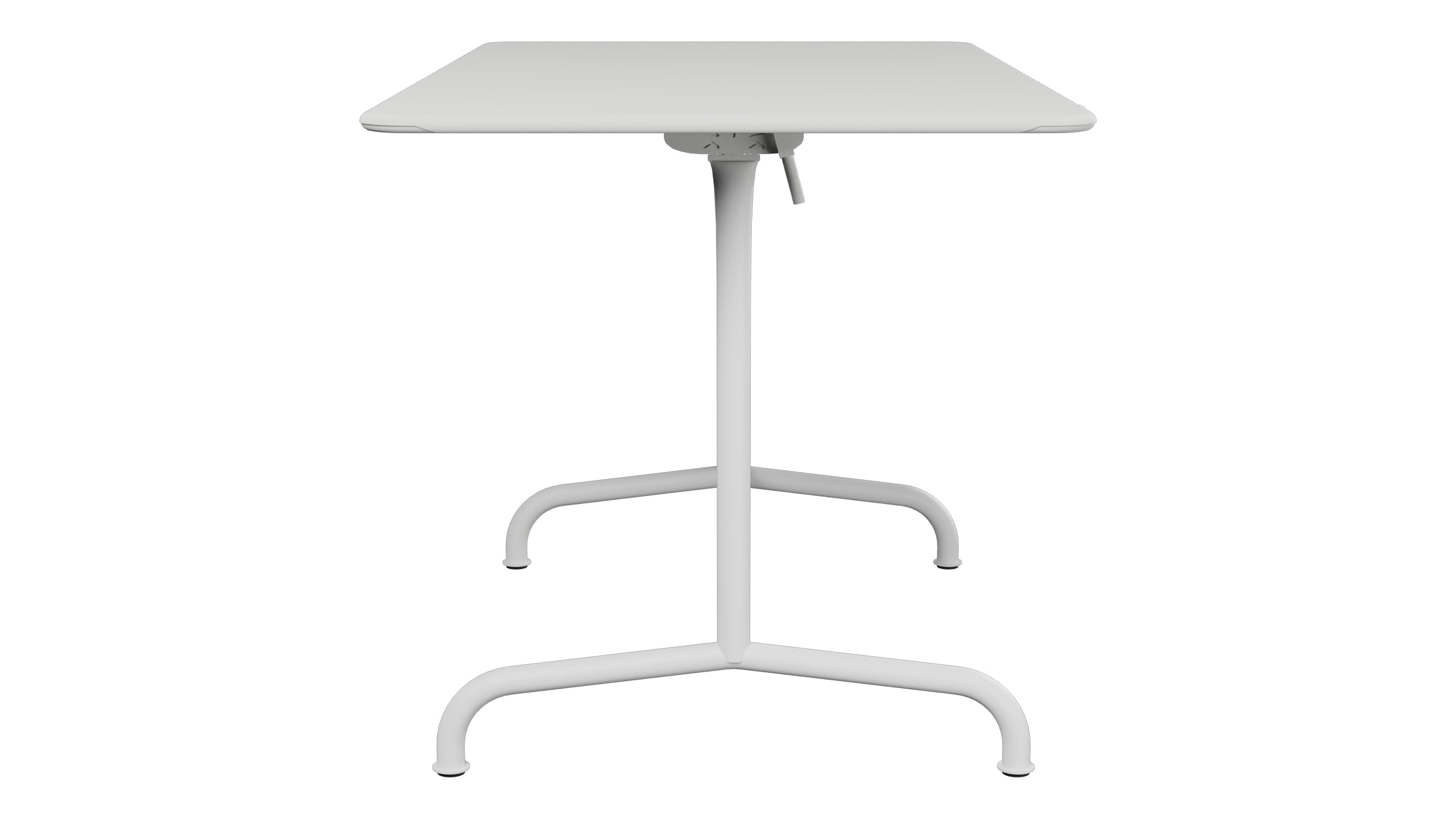 Rigi Metall-Gartentisch 120x70 klappbar in Alusilber präsentiert im Onlineshop von KAQTU Design AG. Gartentisch ist von Schaffner