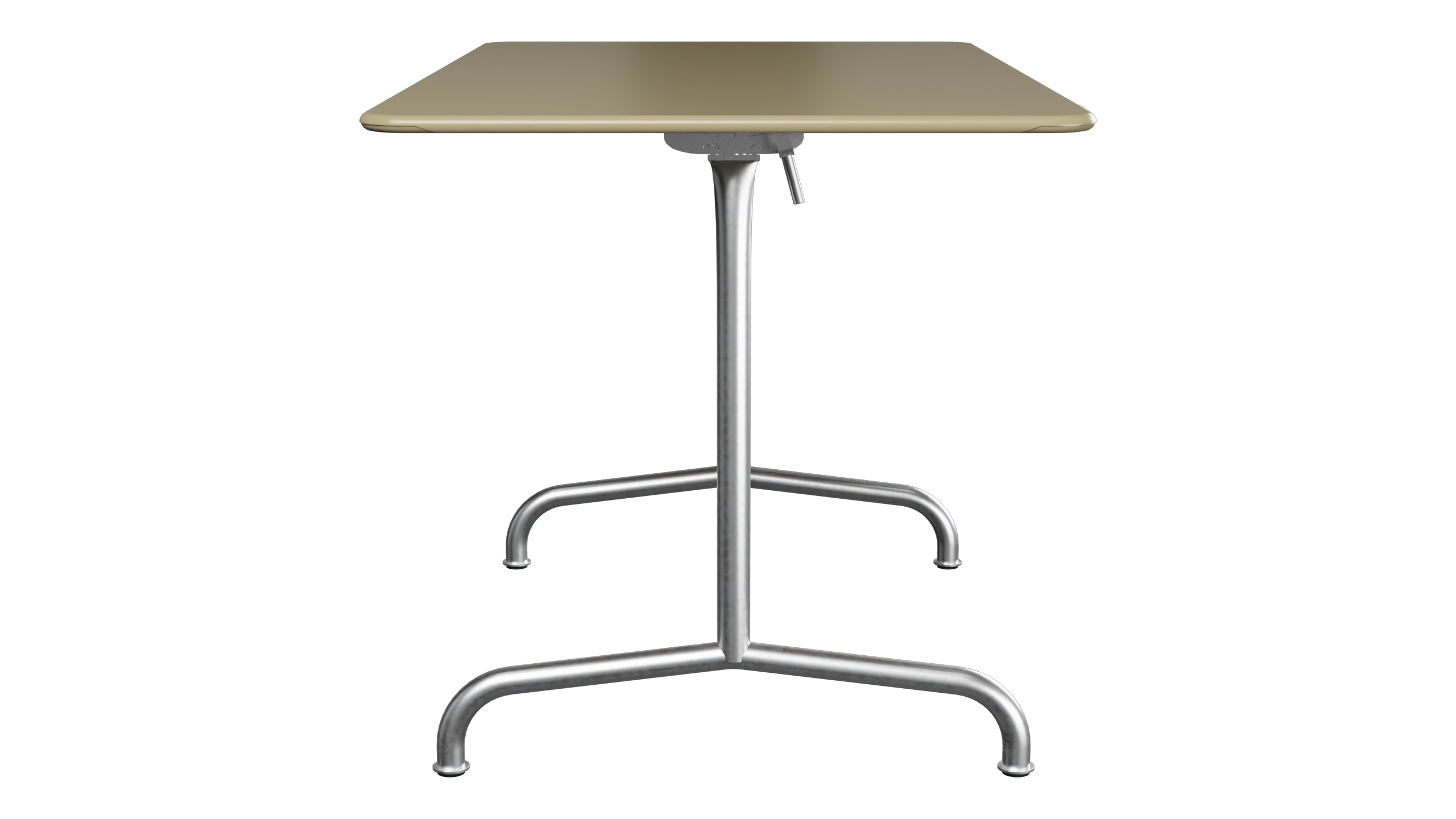 Rigi Metall-Gartentisch 120x70 klappbar in Champagner präsentiert im Onlineshop von KAQTU Design AG. Gartentisch ist von Schaffner