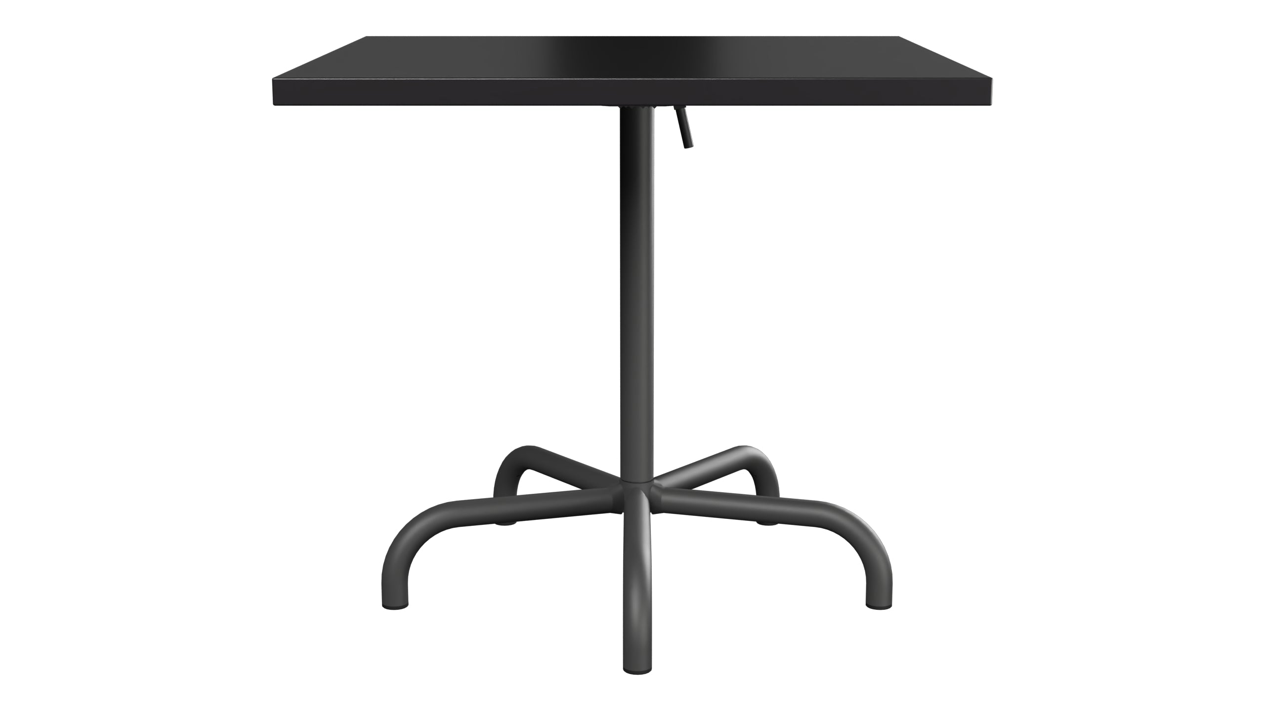 Säntis Metall-Gartentisch 80x80 klappbar in Schwarz präsentiert im Onlineshop von KAQTU Design AG. Gartentisch ist von Schaffner