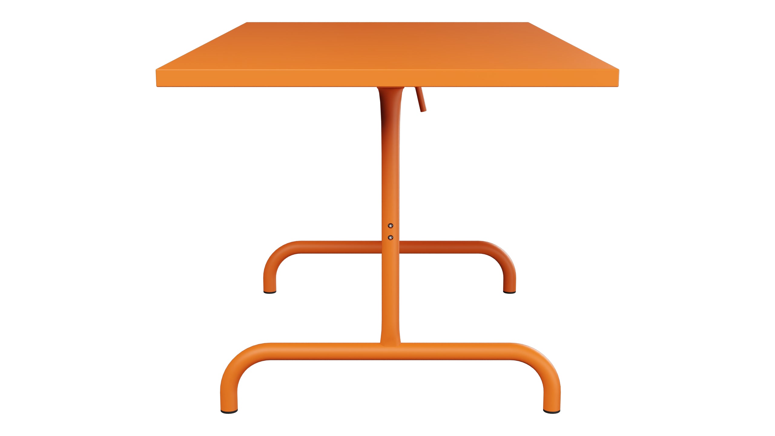 Säntis Metall-Gartentisch 140x80 klappbar in Orange präsentiert im Onlineshop von KAQTU Design AG. Gartentisch ist von Schaffner