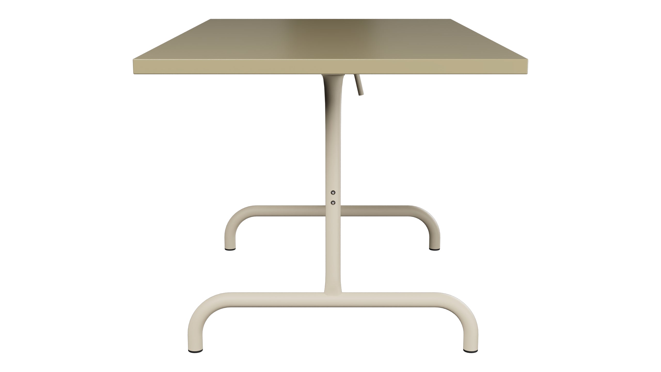 Säntis Metall-Gartentisch 140x80 klappbar in Champagner präsentiert im Onlineshop von KAQTU Design AG. Gartentisch ist von Schaffner